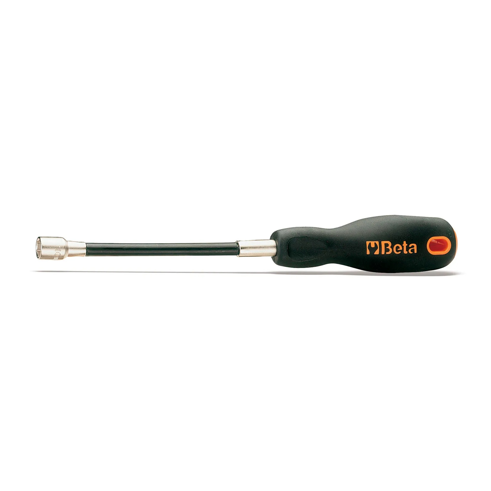 Flexible-shaft metric nut driver set with black molded handles