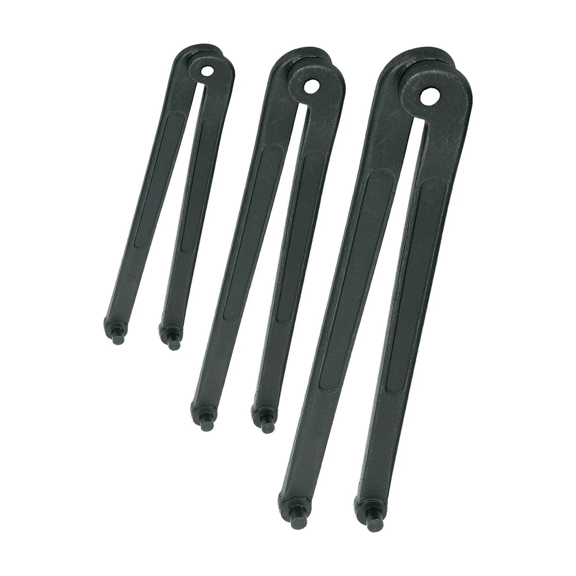 Black adjustable face spanner wrench with 3-inch opening