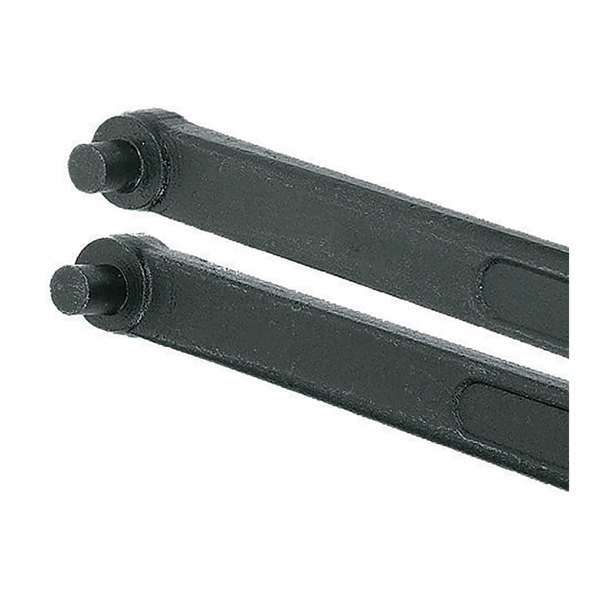 Black adjustable face spanner wrench with 3-inch opening