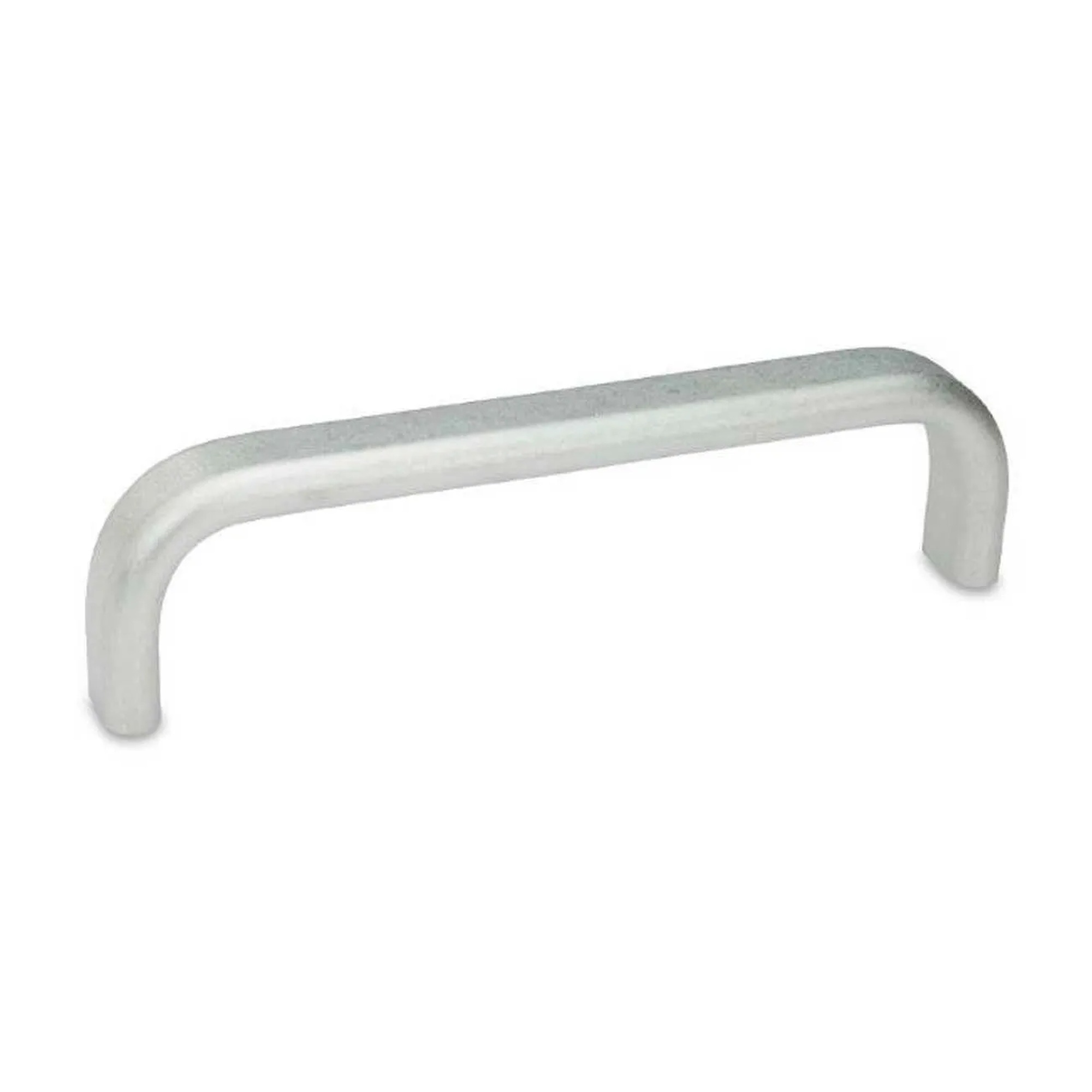Gray Aluminum Cabinet U Handle with Tapped Holes