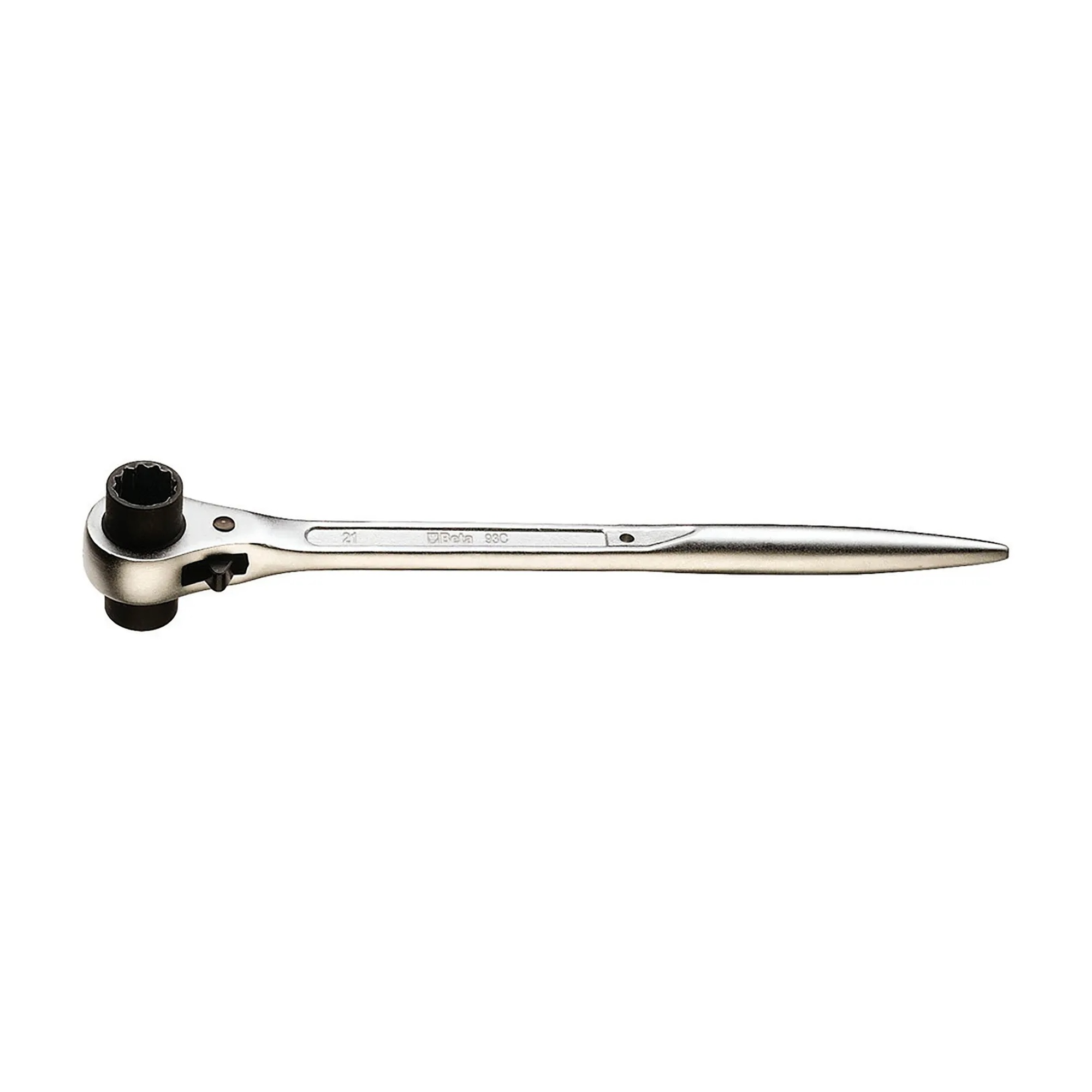 Double-Sided Scaffolding Ratchet Wrench, 19 mm x 22 mm