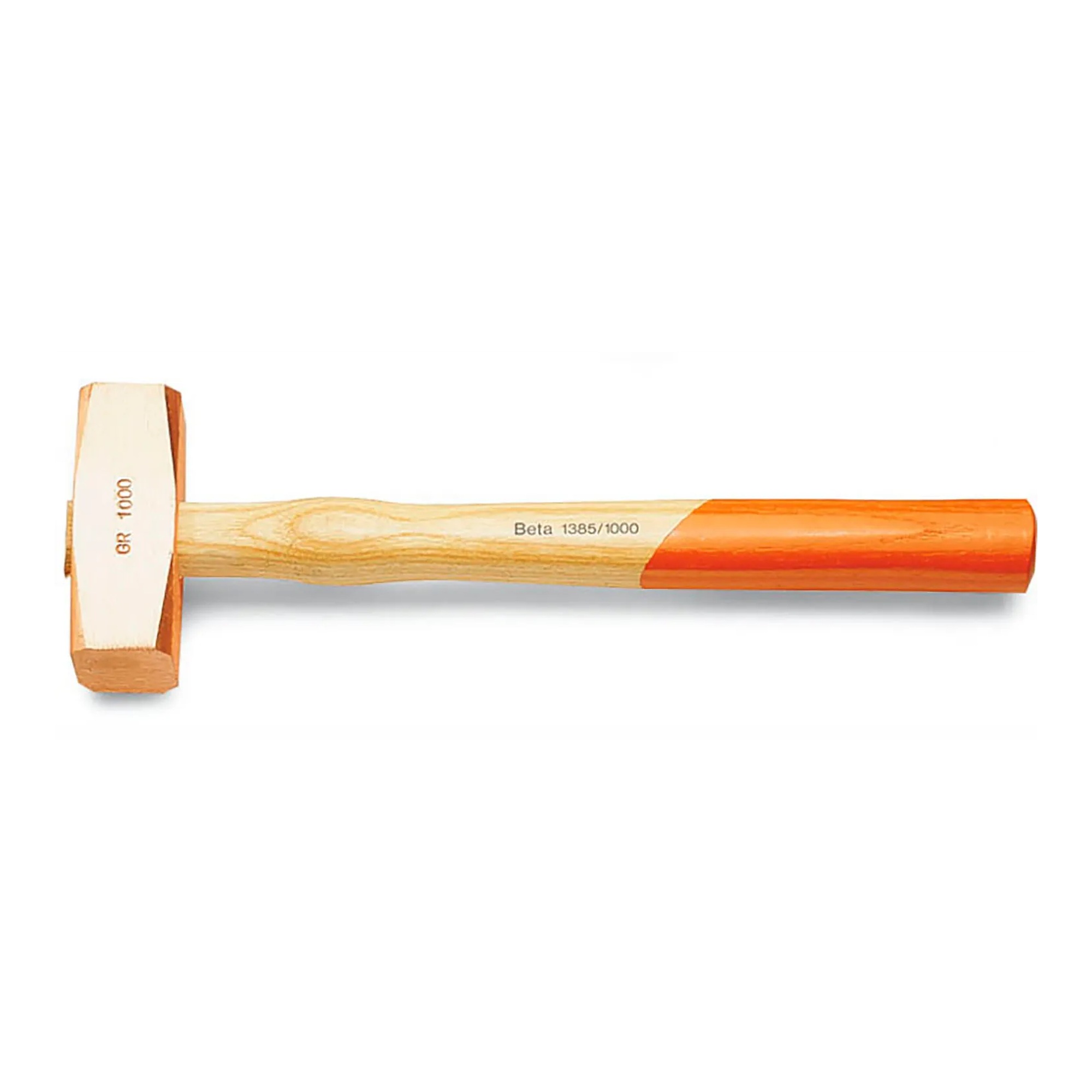 Copper-Head Drilling Hammer with Wood Handle
