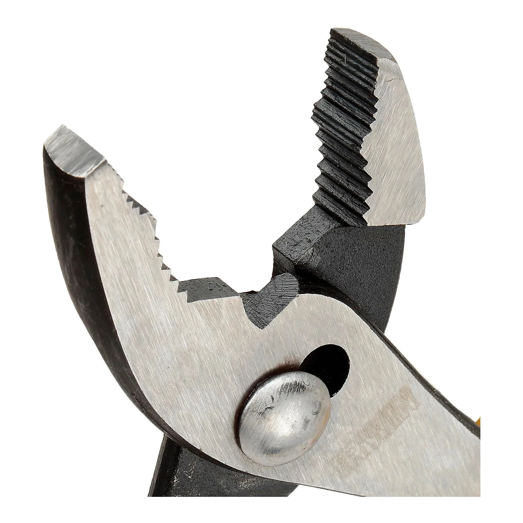 Blue and yellow 6-inch slip joint pliers with comfort grips