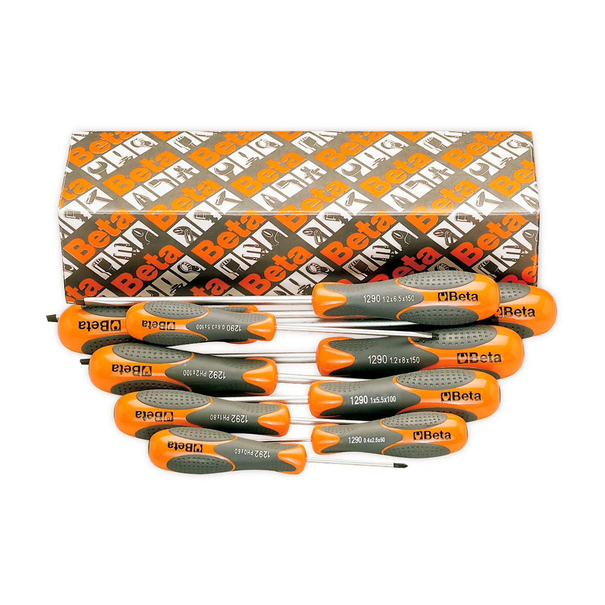 10-Piece Slotted and Phillips Screwdriver Set