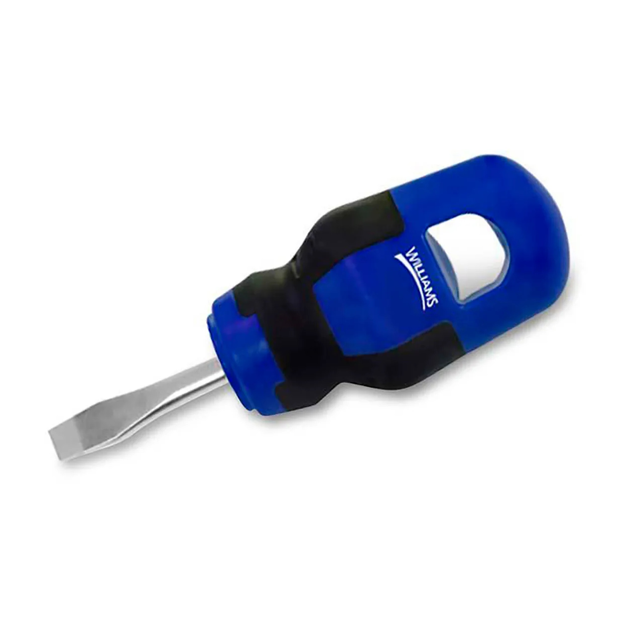 Cabinet tip slotted screwdriver with 3/16 inch tip