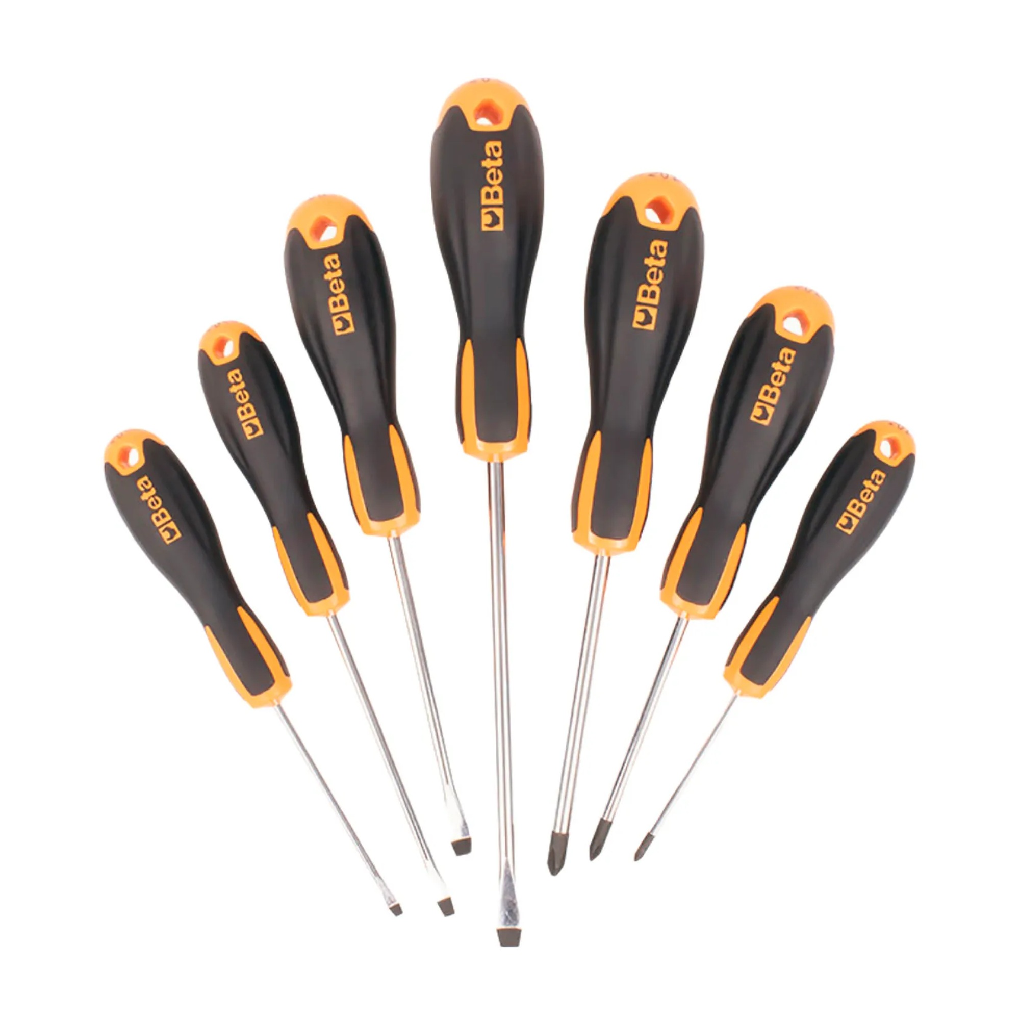 Seven-Piece Slotted and Phillips Screwdriver Set
