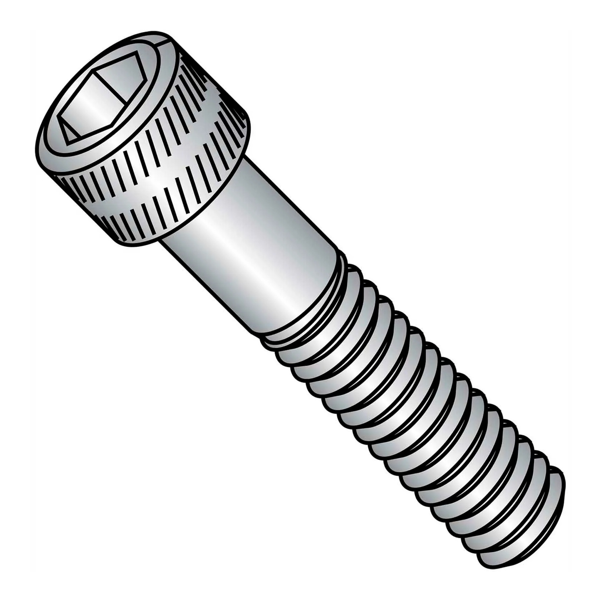 1/4-20 x 3/4 in. Thermal Black Oxide Steel Socket Cap Screw, Pack of 100