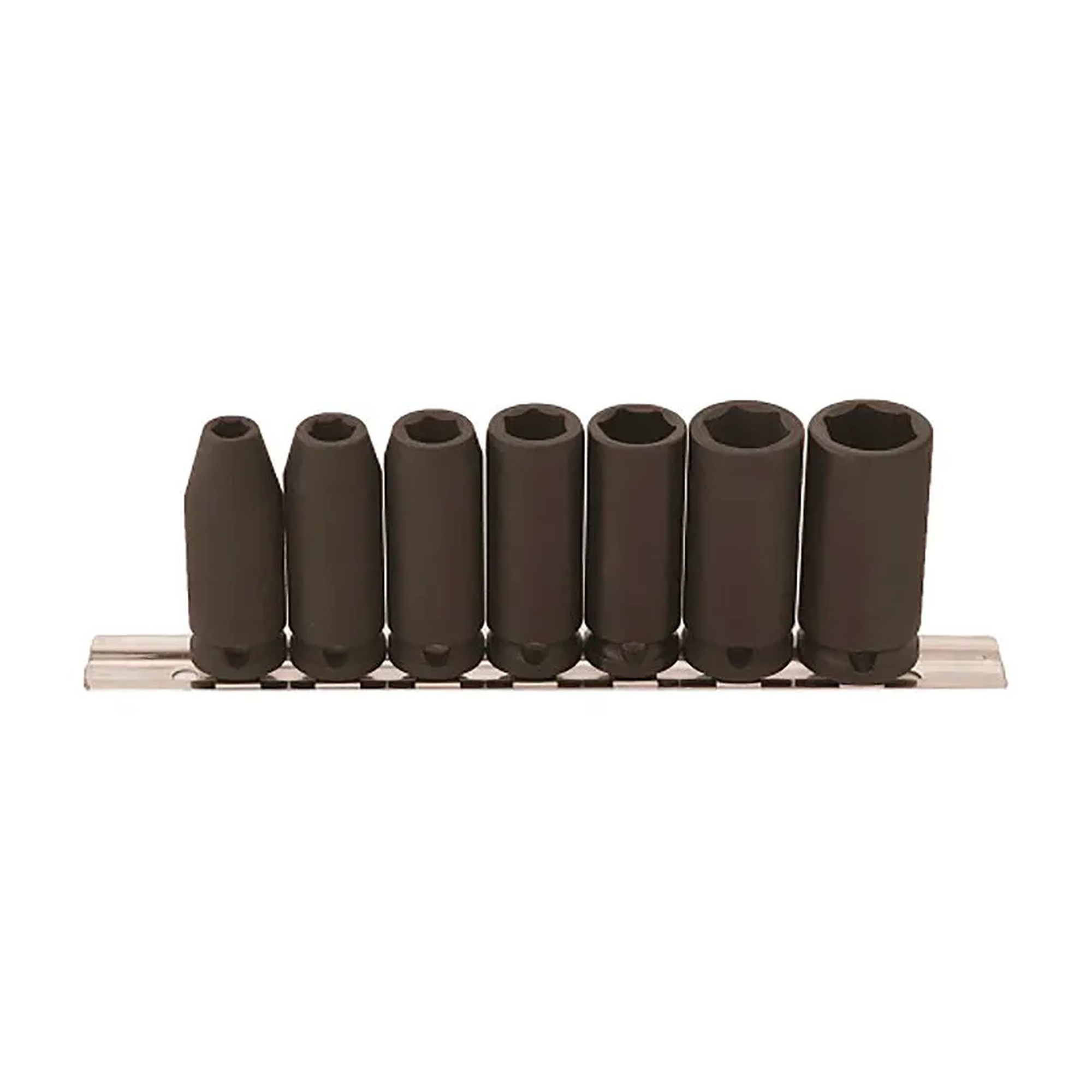 7-Piece 3/8-Inch Drive Magnetic SAE Socket Set - 2 W x 2 H x 12 D
