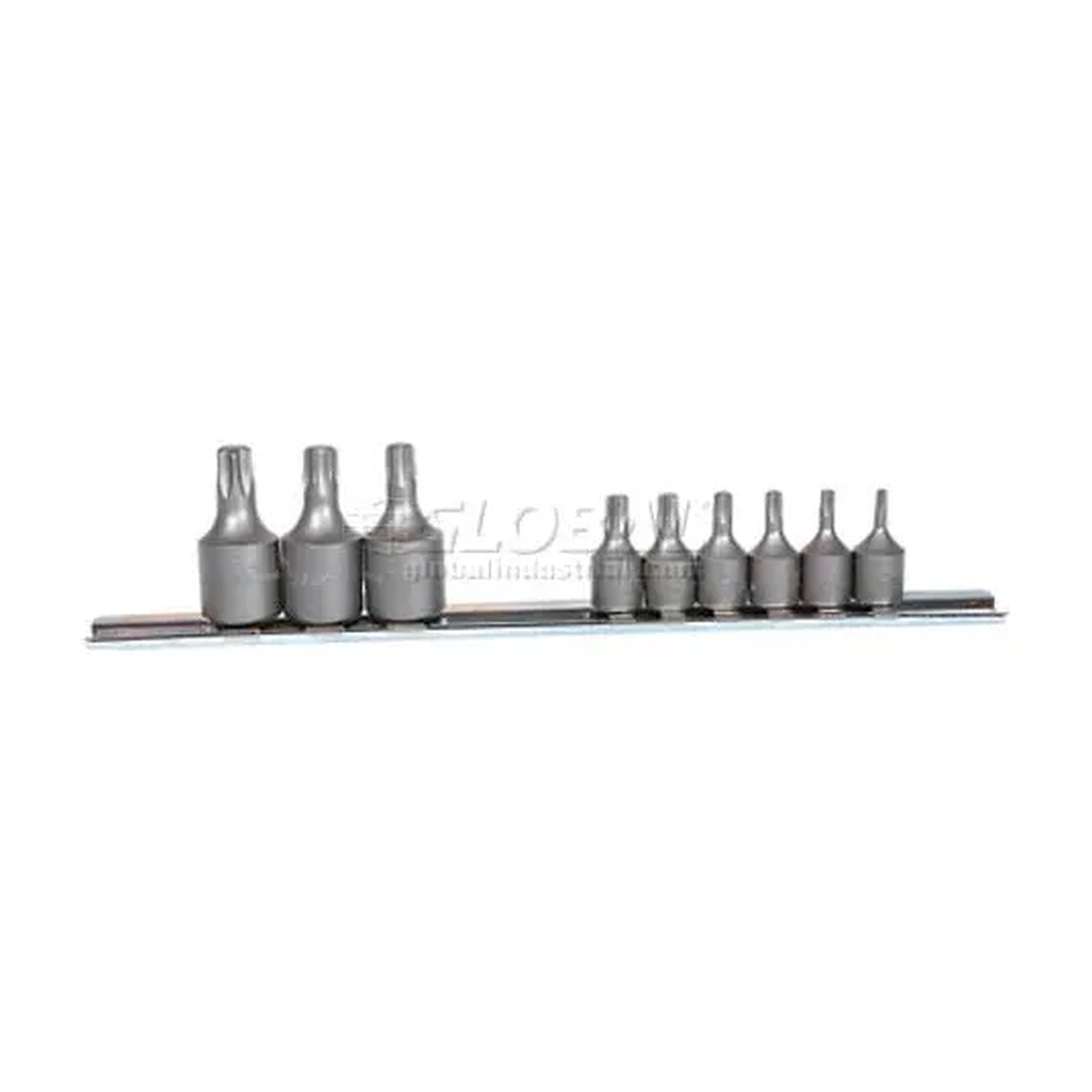 Internal Torx Socket Set, T10–T50, 1/4 in. & 3/8 in. Drive