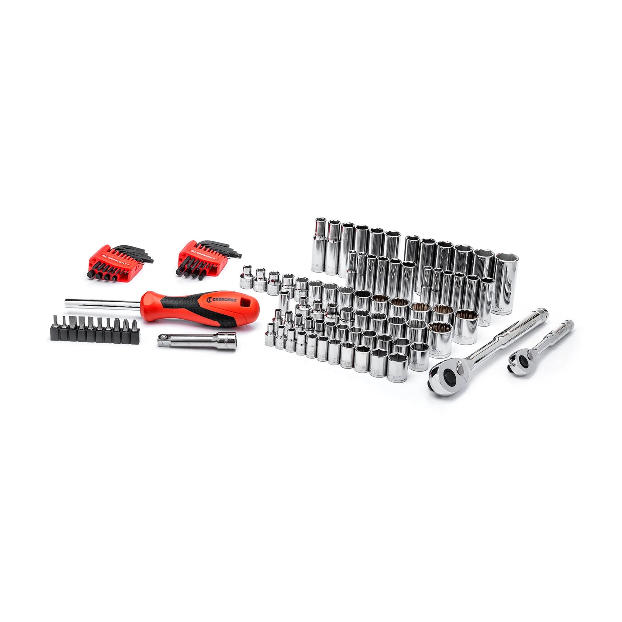 121-Piece SAE/Metric Mechanics Tool Set with 1/4 in. and 3/8 in. Drives