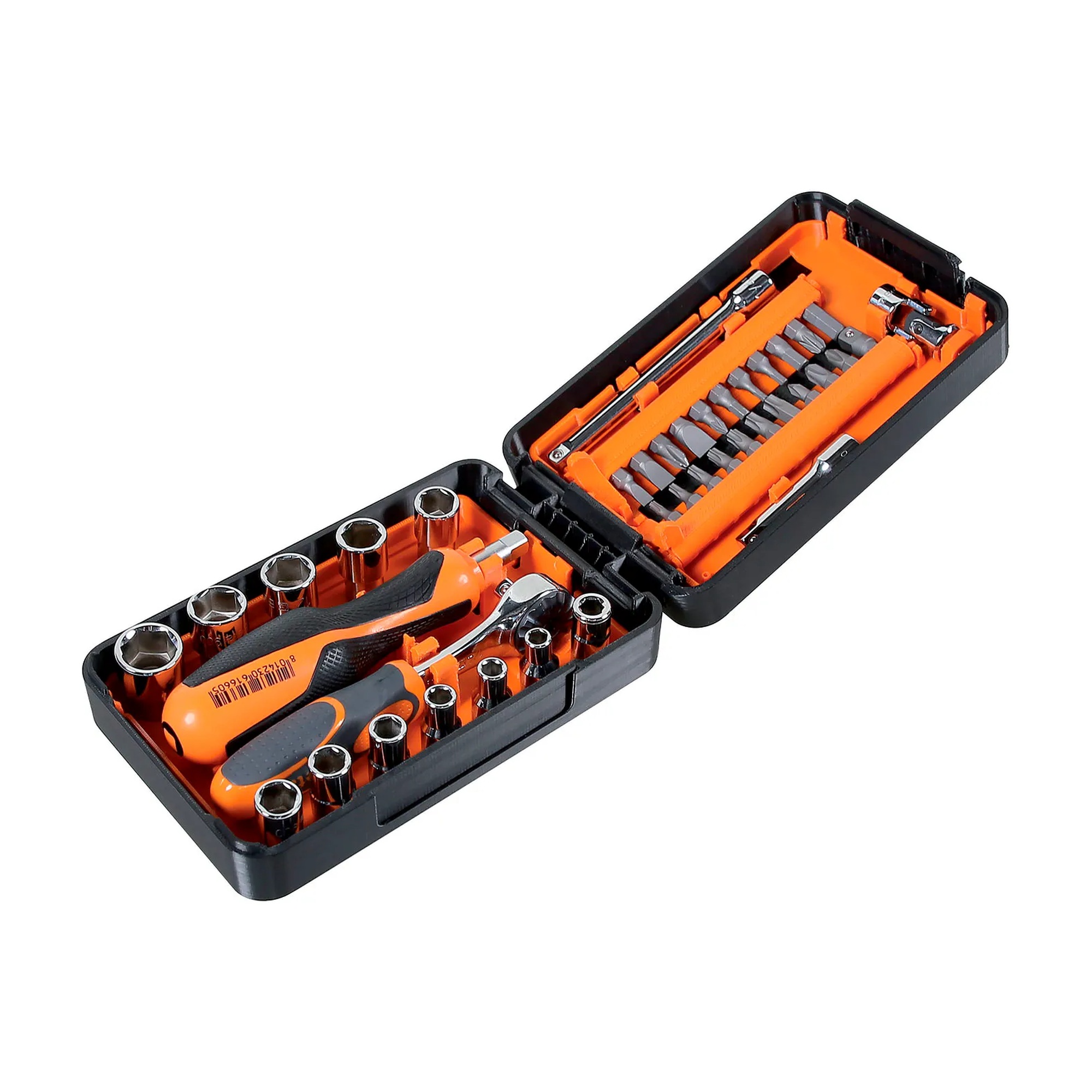 39-Piece 1/4-Inch Drive Socket and Bit Set with Case