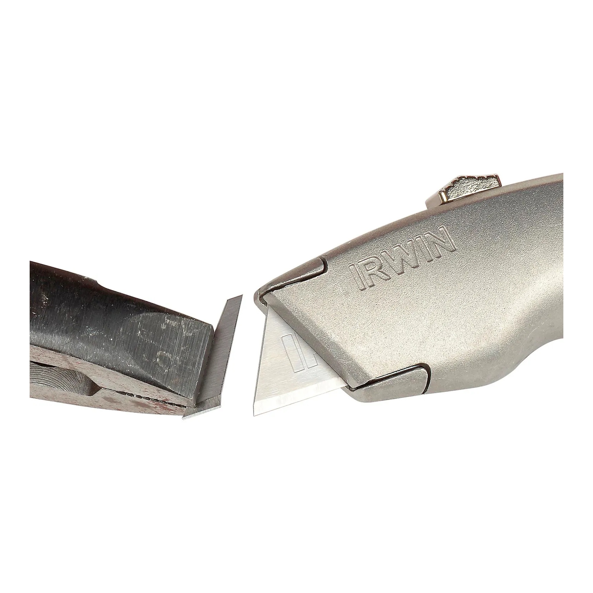 Gray standard retractable utility knife