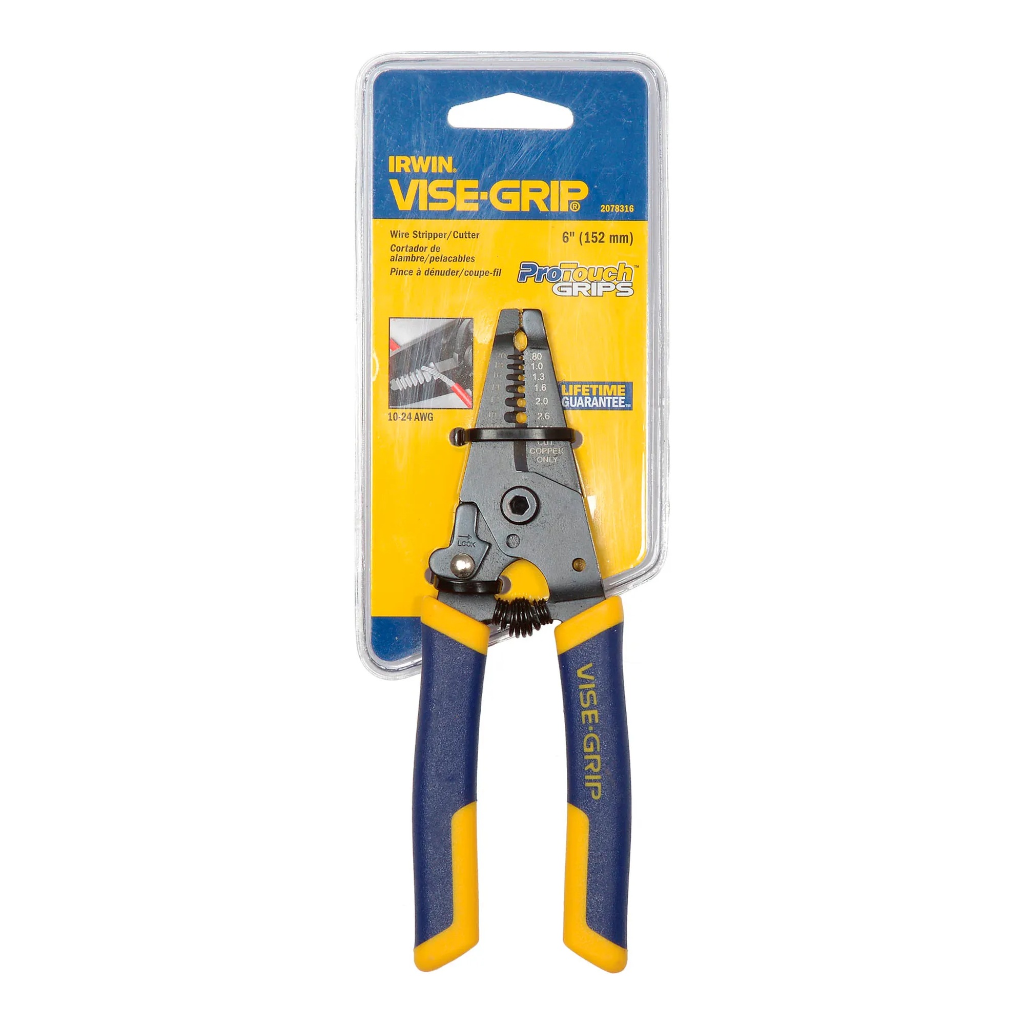 6-Inch Wire Stripper and Cutter Pliers with Comfort Grips