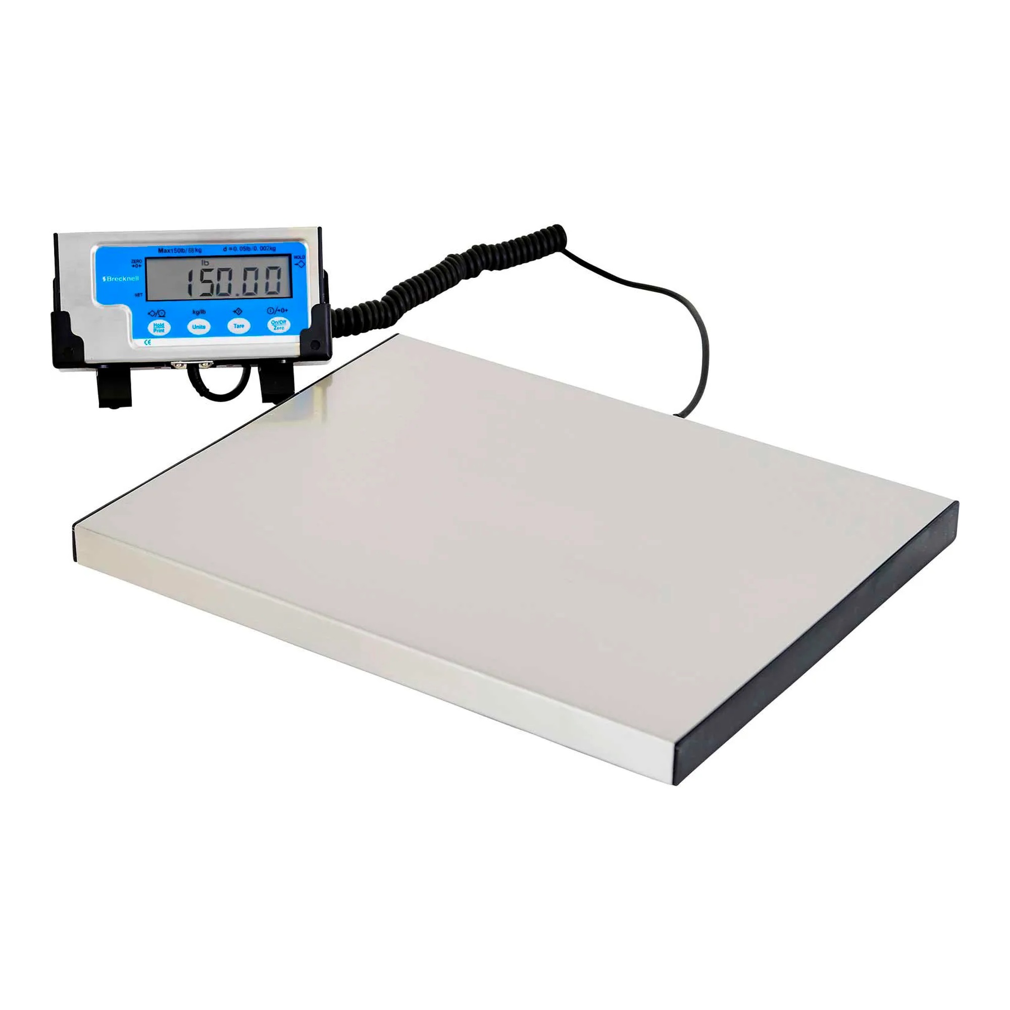 Digital bench scale with stainless steel 15 x 12 inch platform and LCD indicator