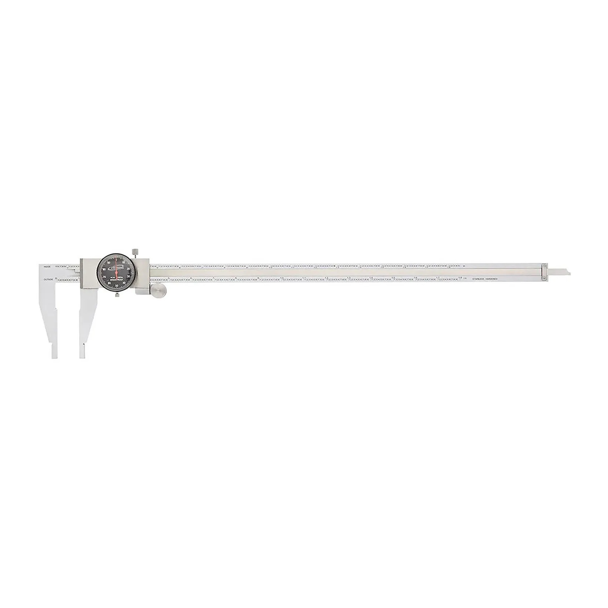 Heavy-Duty Dial Caliper, 0 to 24 in. Range