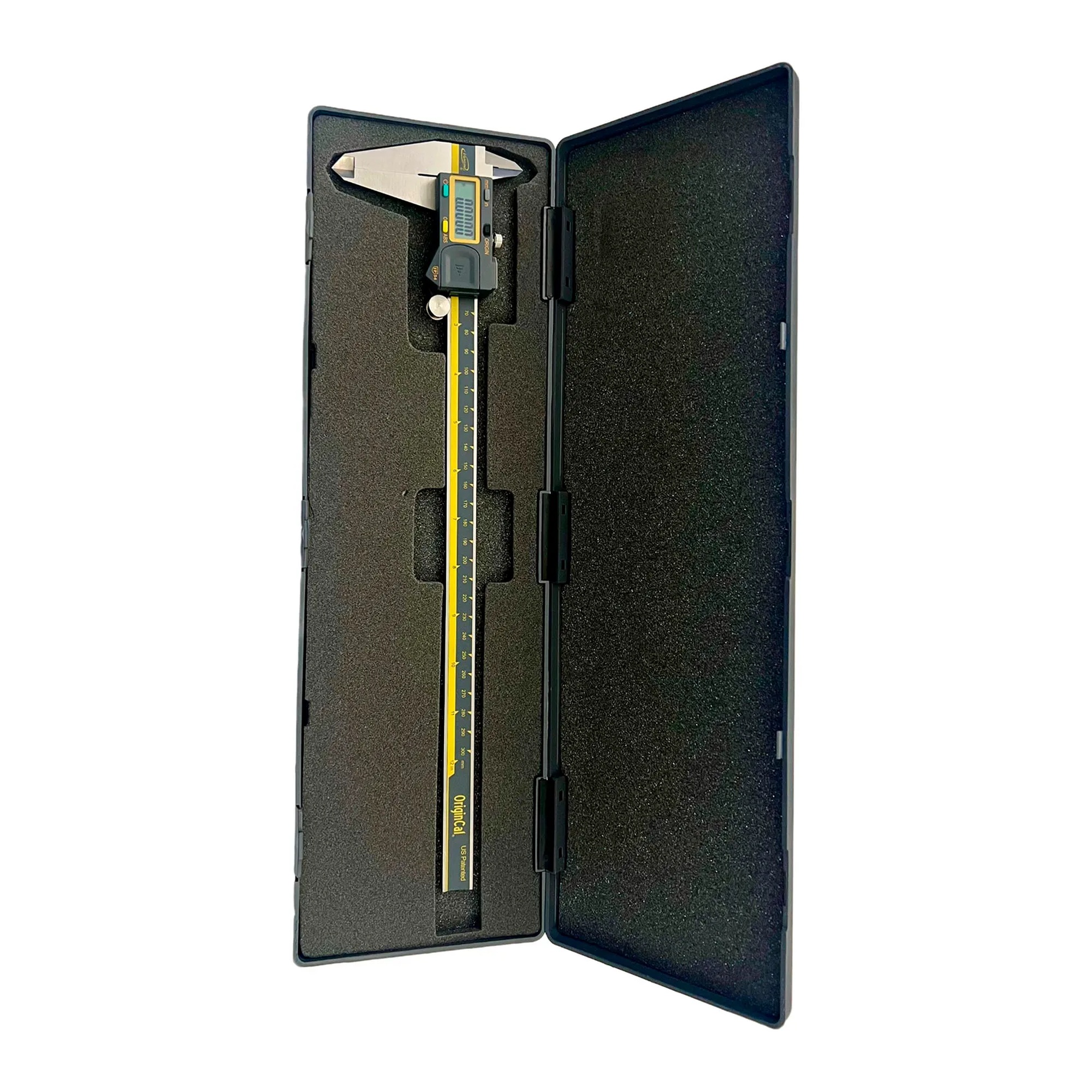 12-inch/300 mm IP54 absolute-origin digital caliper with LCD display