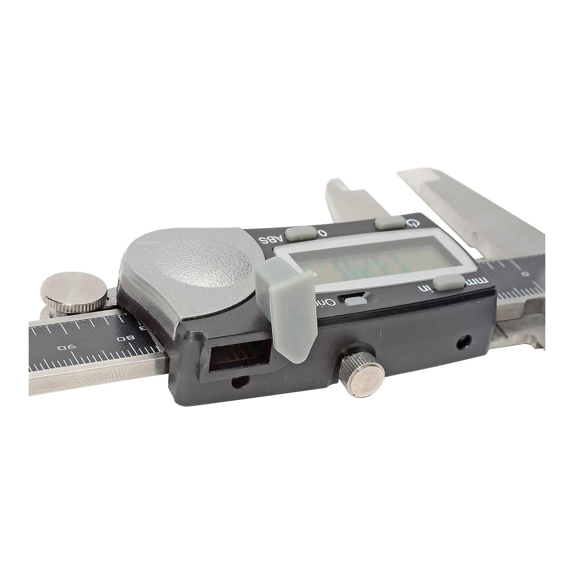 Stainless steel digital caliper with LCD display and data output
