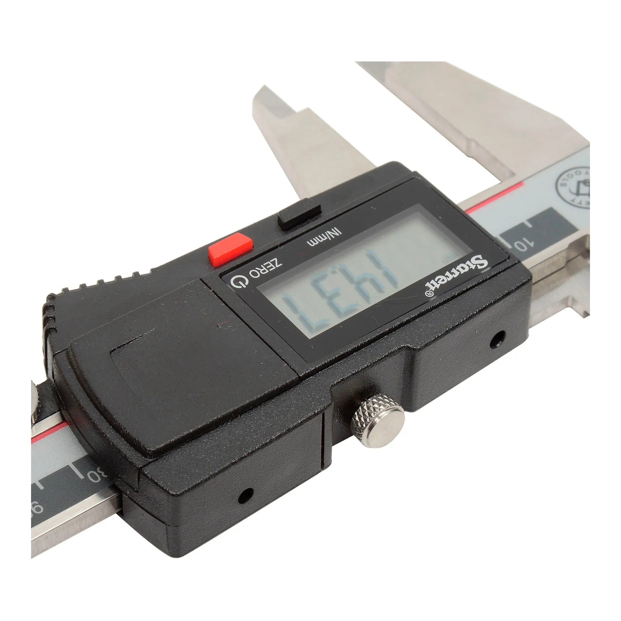 Stainless steel digital caliper with LCD display and 0–6 inch/150 mm measuring range