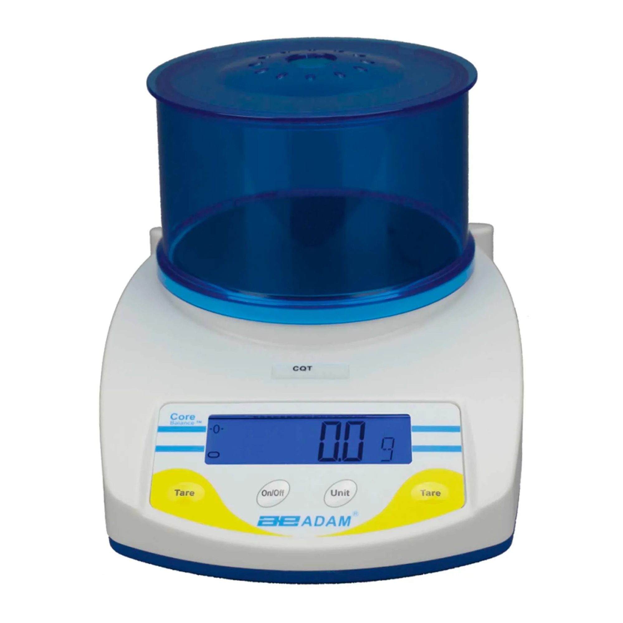 Compact digital balance with 4-11/16 inch diameter platform