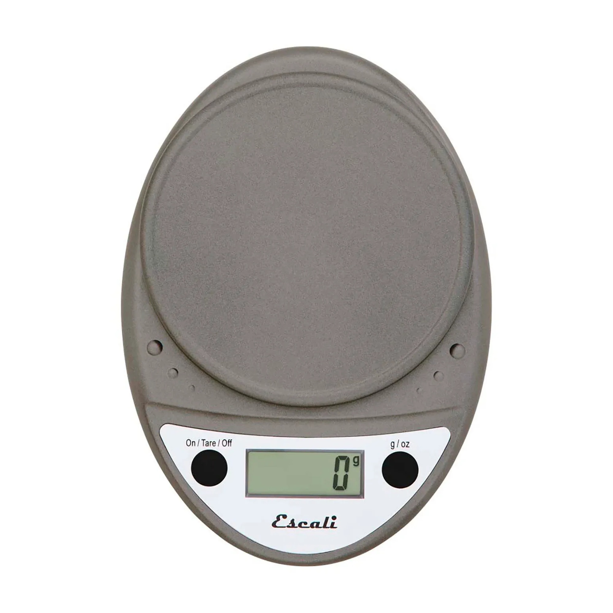 Gray compact digital scale with 11 lb capacity