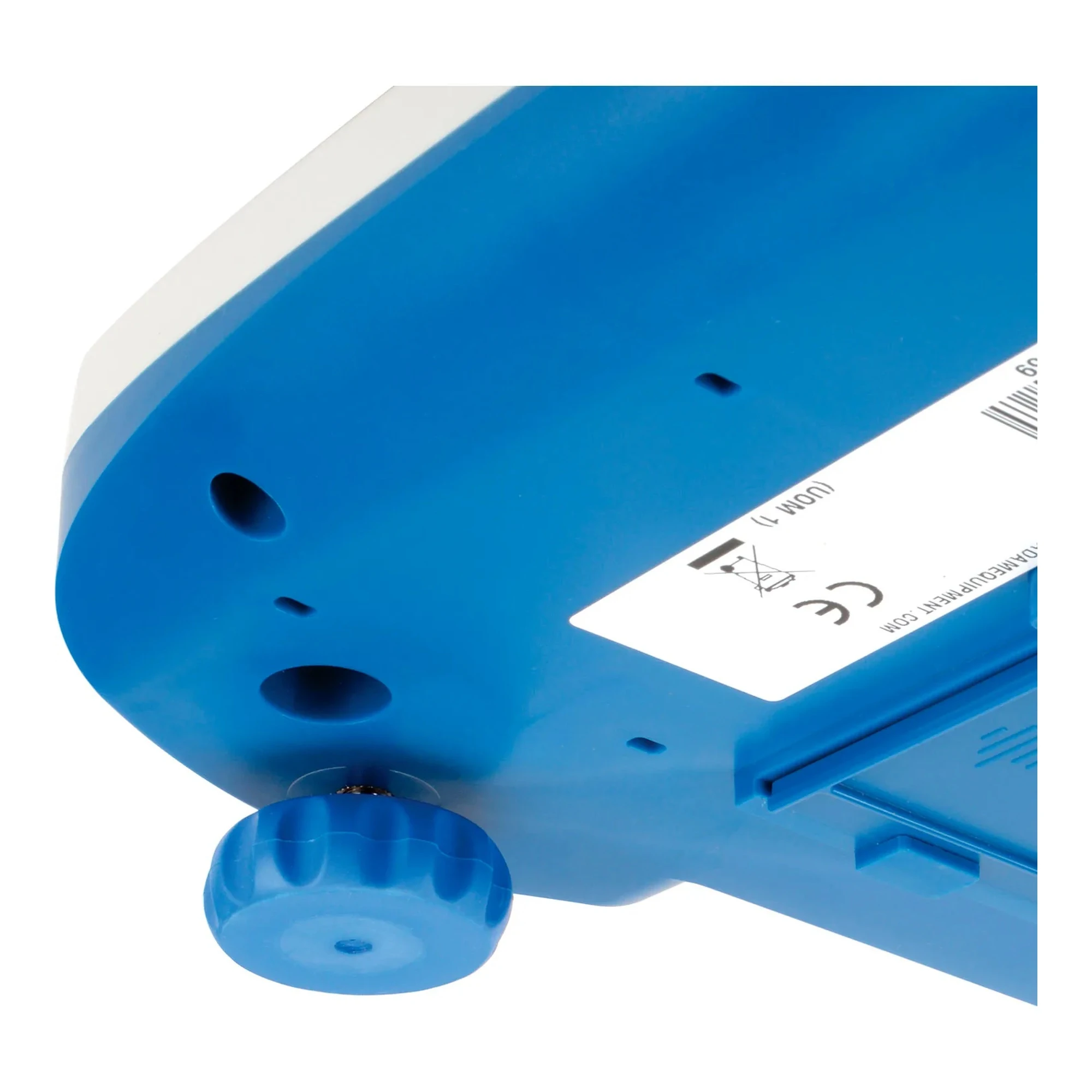 Blue compact bench counting scale with 25 lb capacity