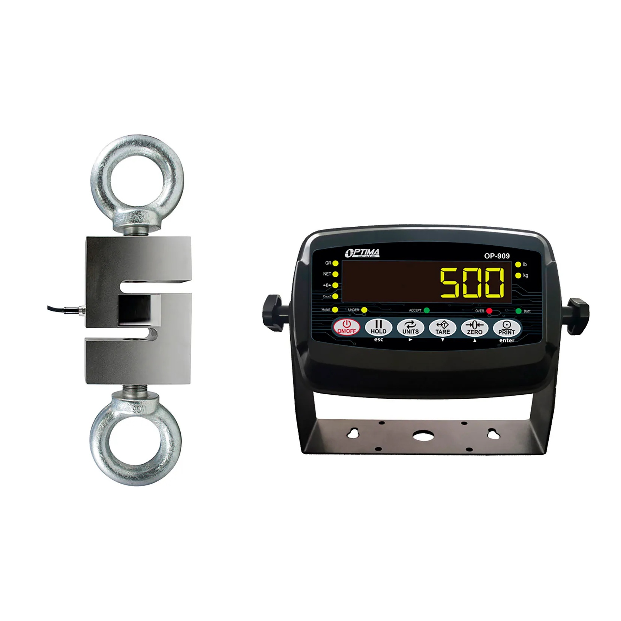 LED Digital Hanging Scale, 200 lb Capacity x 0.05 lb