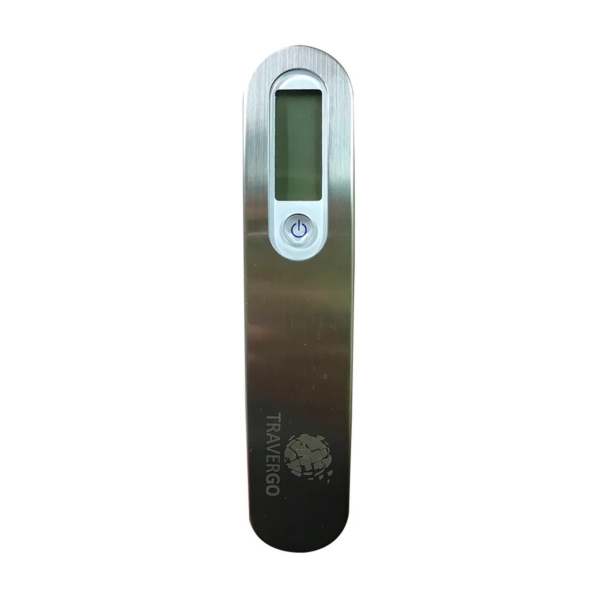 Digital Luggage Scale, 88 lb Capacity, Silver/Black