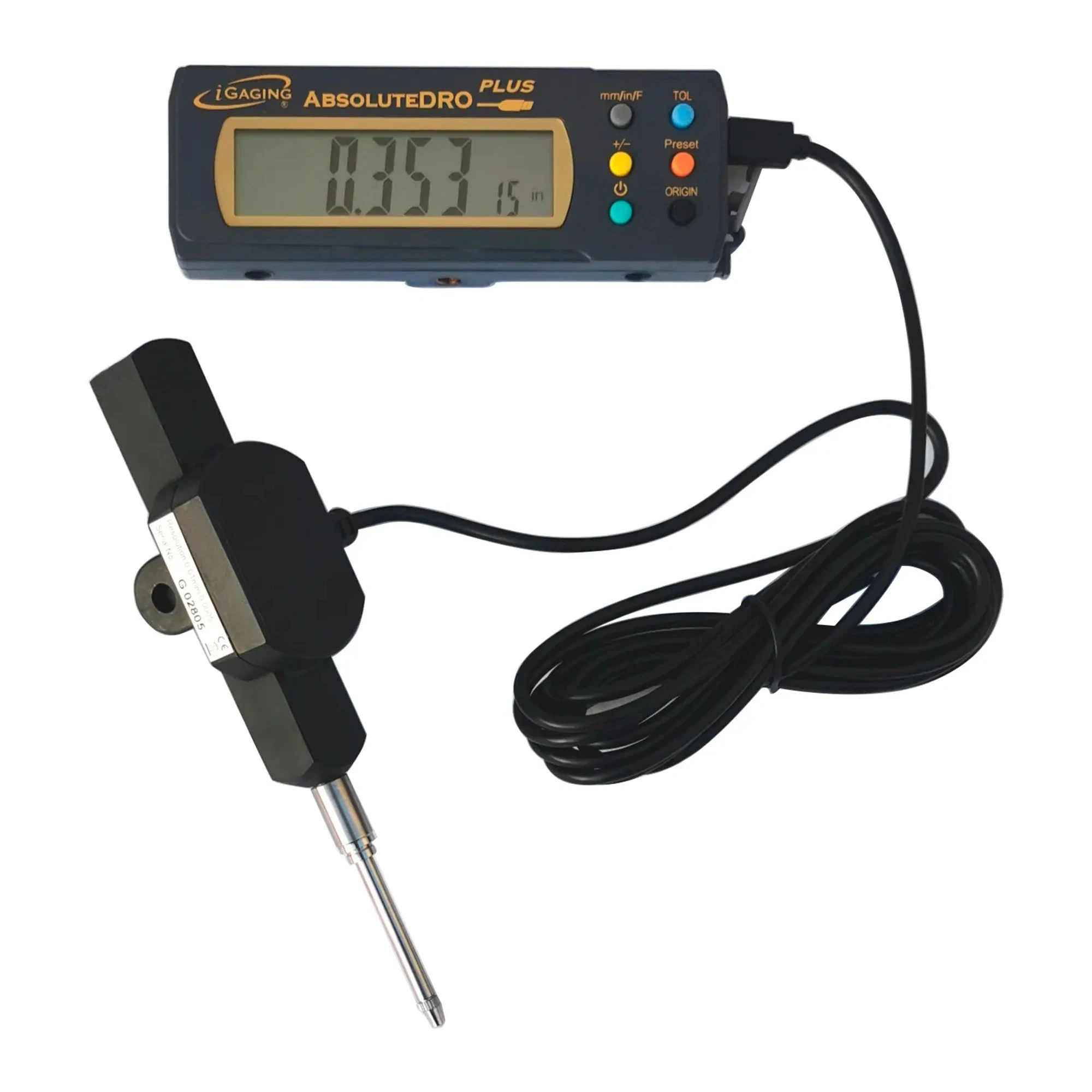 Absolute Origin Digital Indicator, 1 in. Range