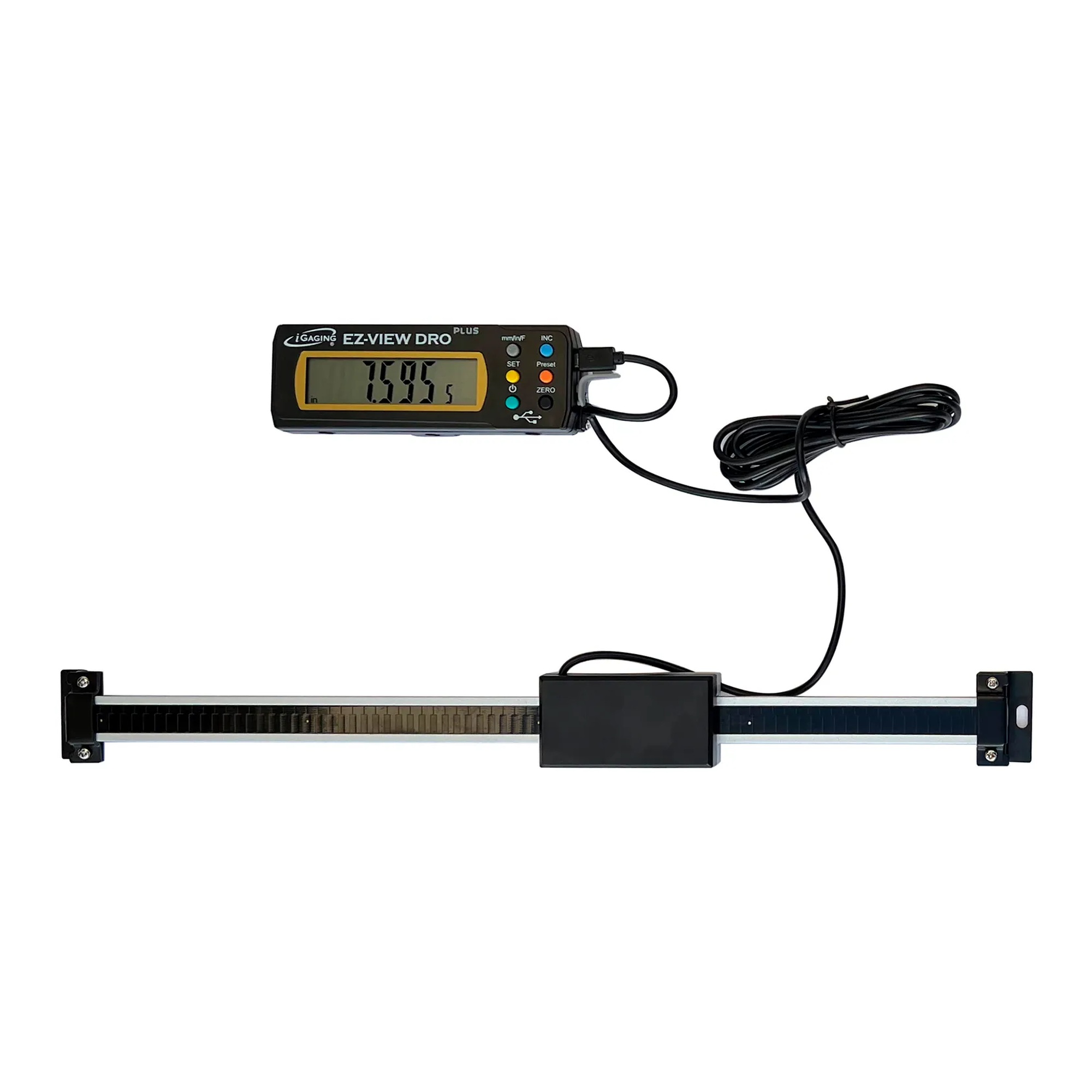 Digital Readout for Machine Tool Fences, 6 in. Range, Black