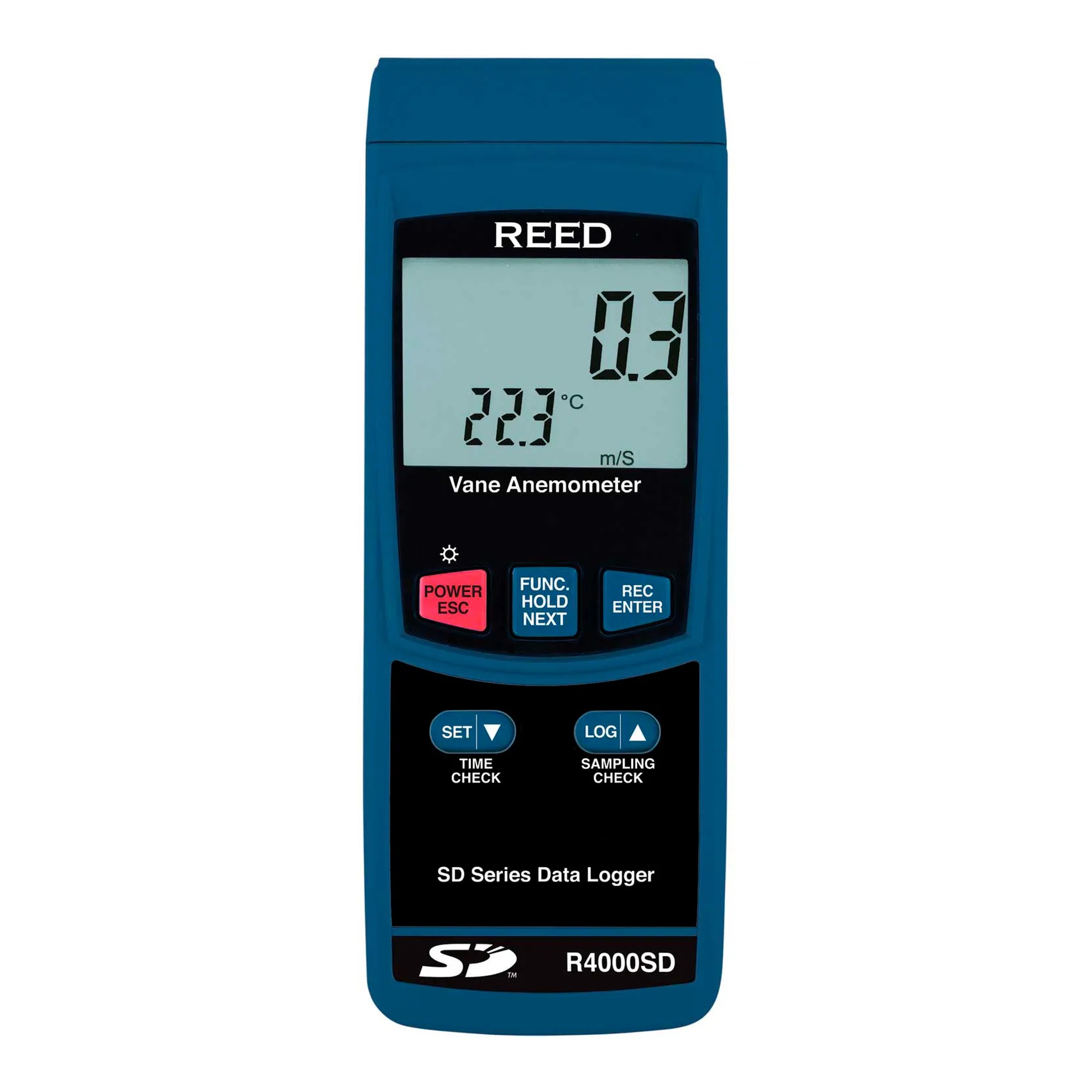 Data Logging Vane Thermo-Anemometer