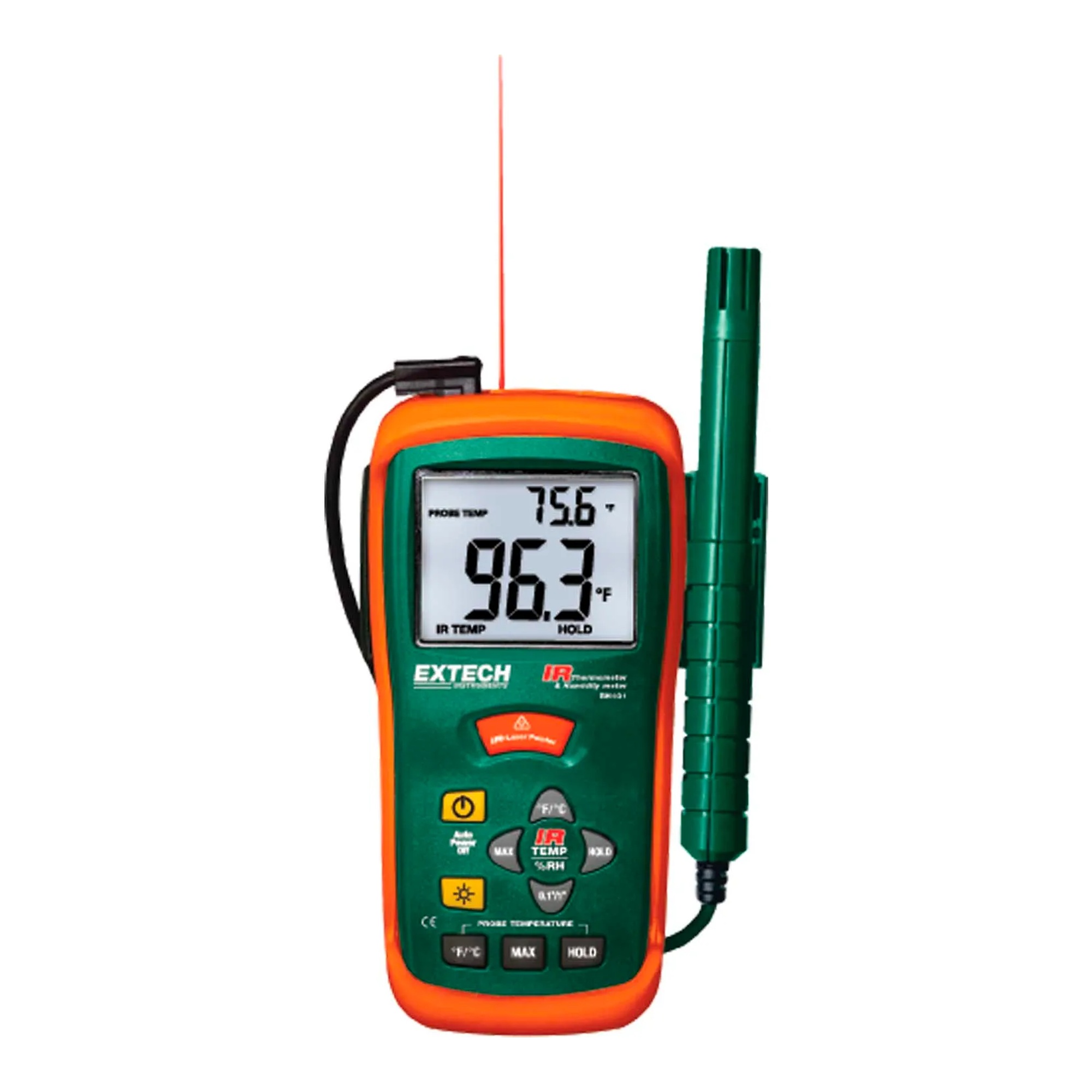 Hygro-Thermometer with Infrared Surface Temperature Measurement