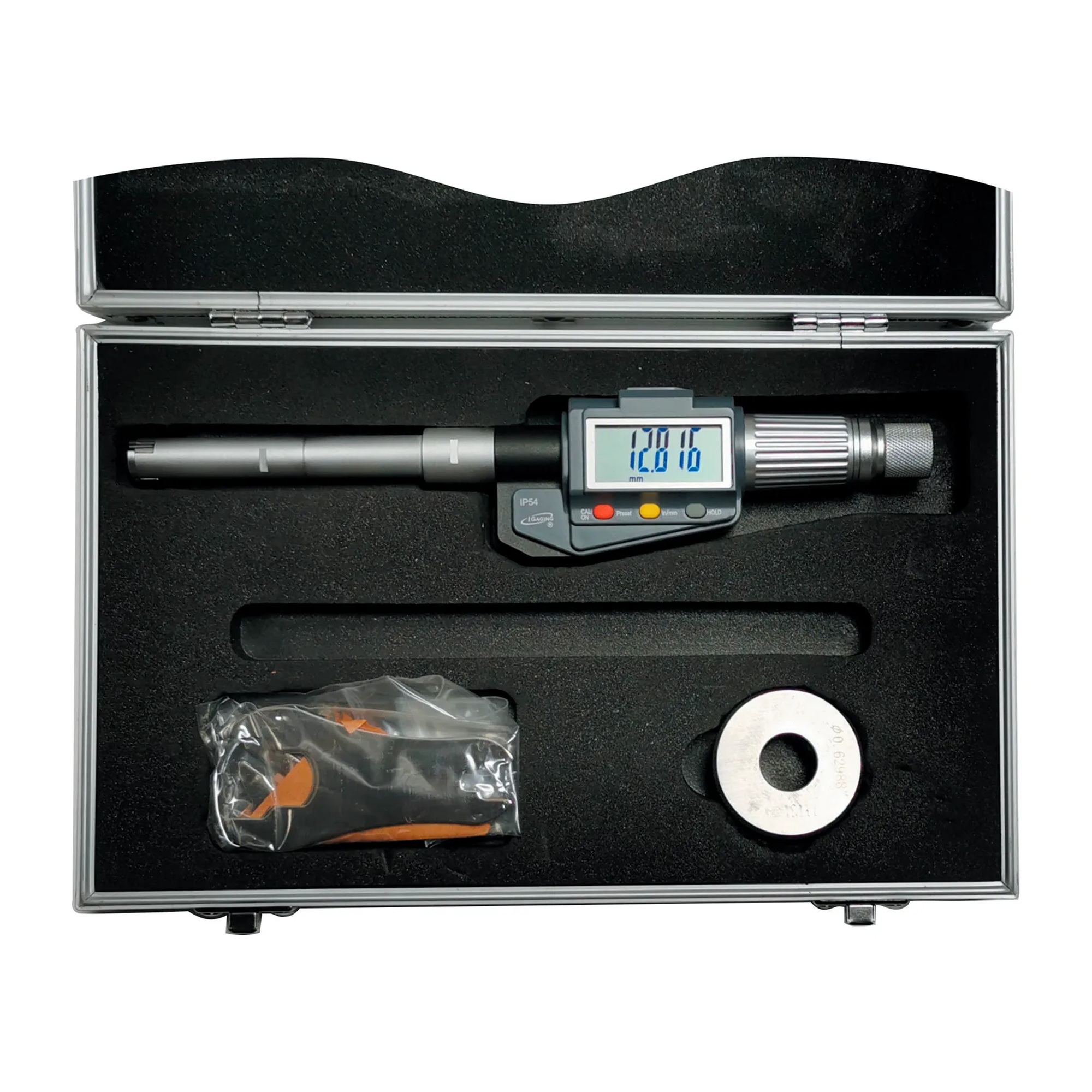 Tri-Point Digital Internal Bore Gauge with IP54 Protection