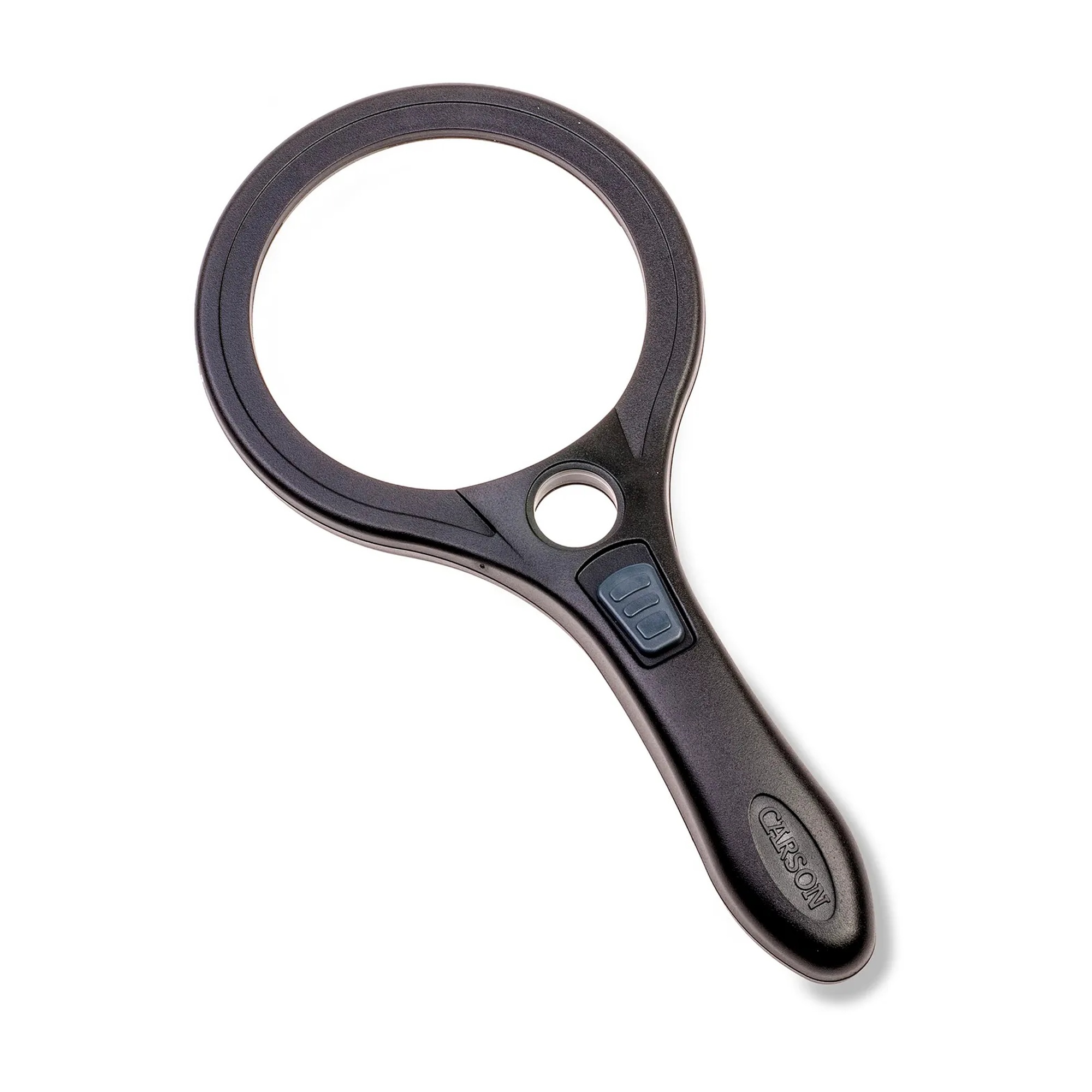 LED Lighted Magnifier with 2.5x Lens and 7x Spot Lens