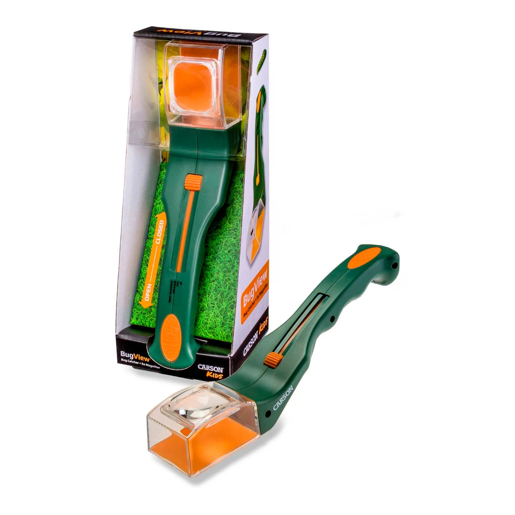 One-Handed Insect Catcher with 5x Magnifier