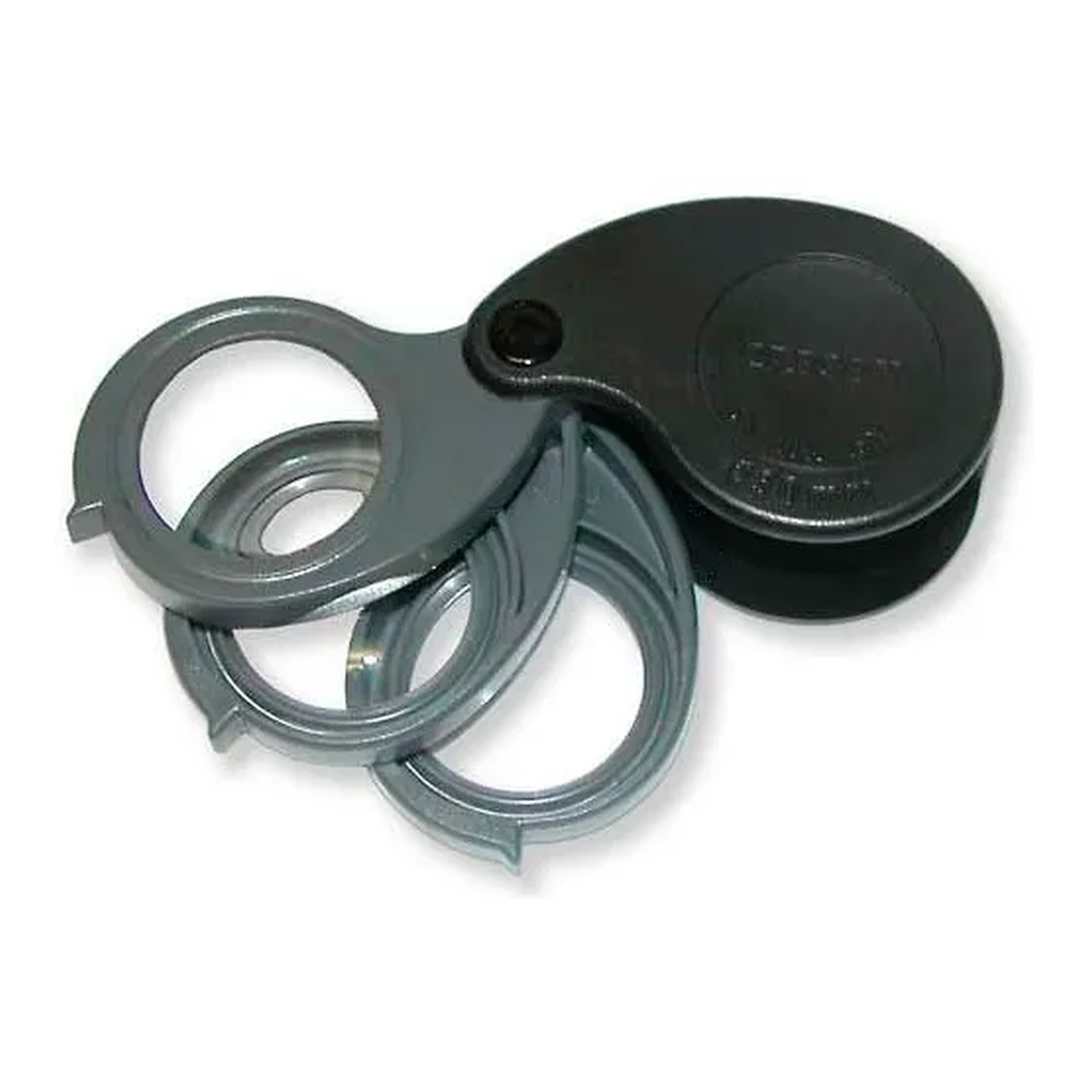 TriView Folding Loupe Magnifier, 5x to 15x