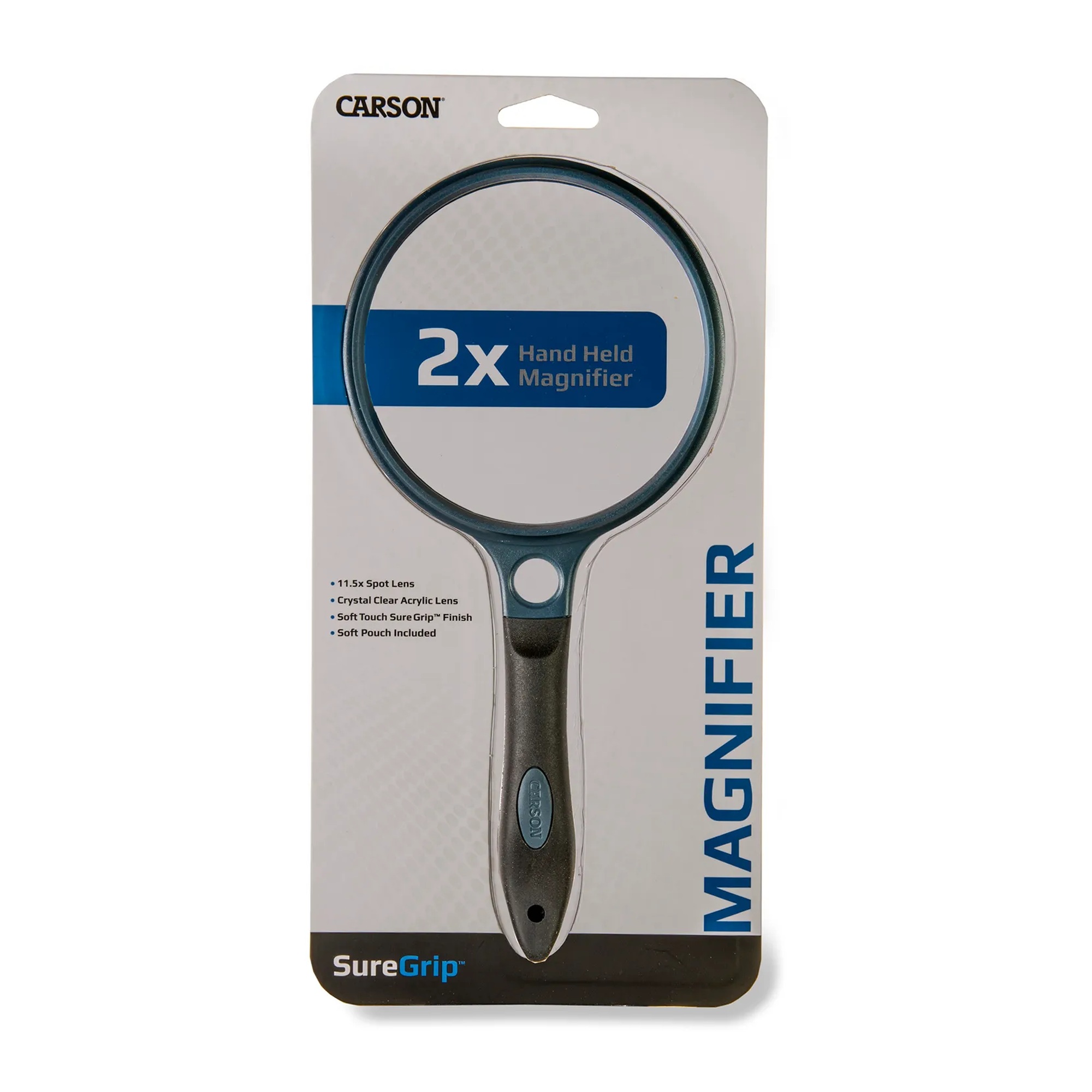 2x Handheld Magnifier with Spot Lens