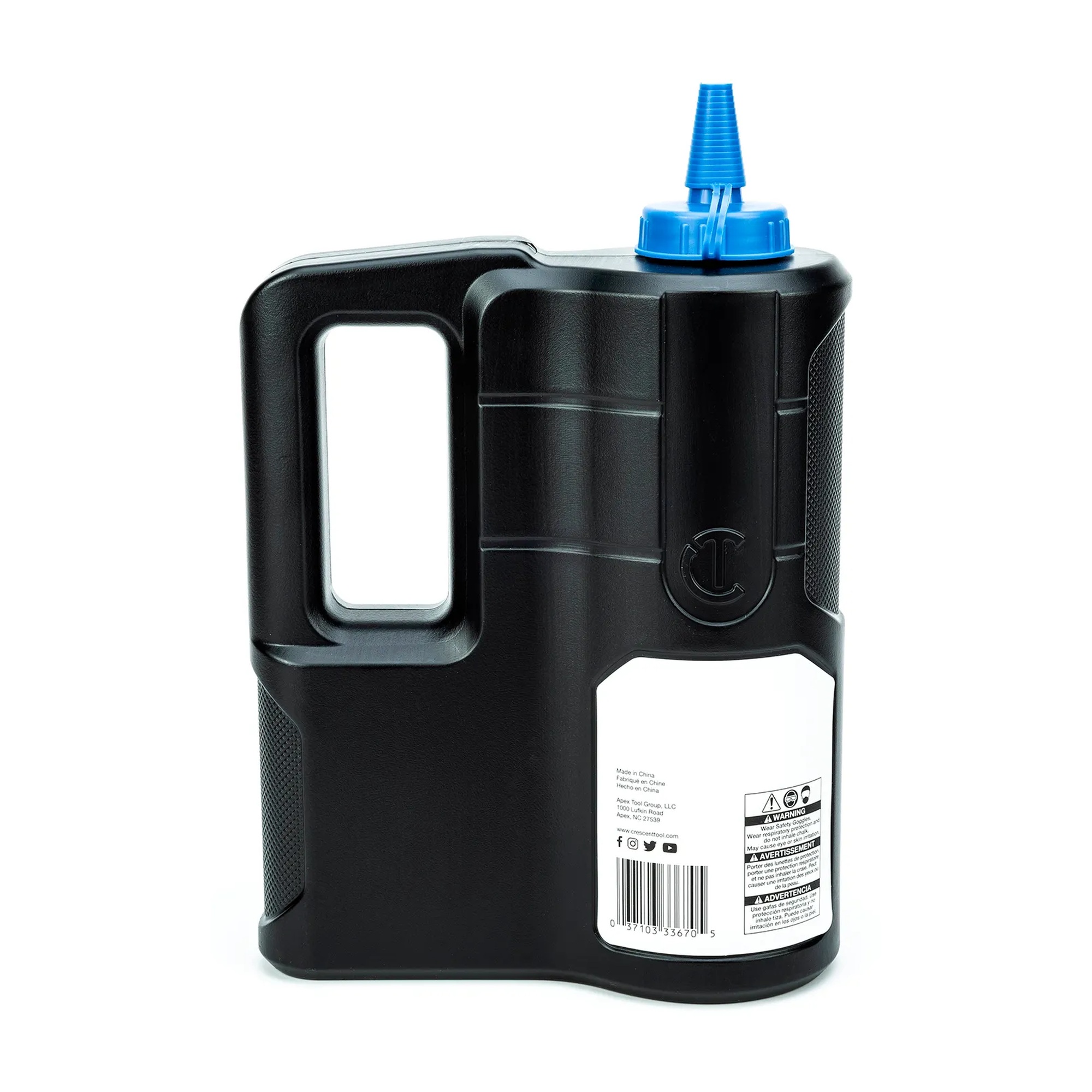 Blue permanent marking chalk refill bottle, 2.5 lb