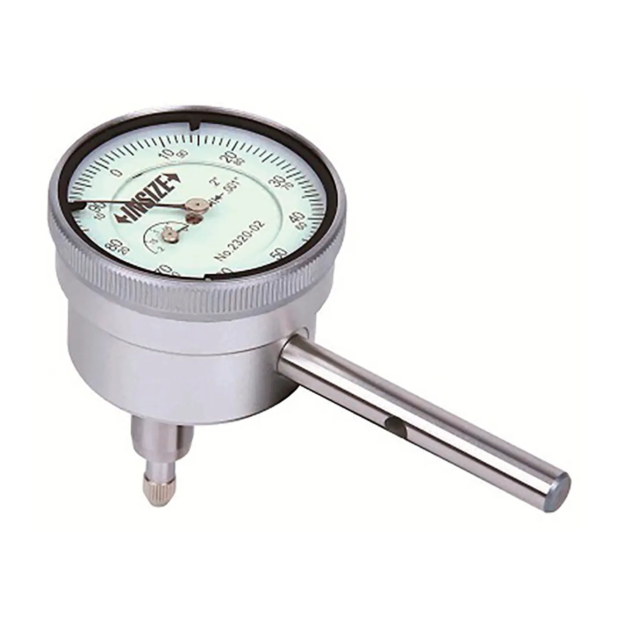 Back Plunger Dial Indicator with Lug Back, 3/16 in. Range