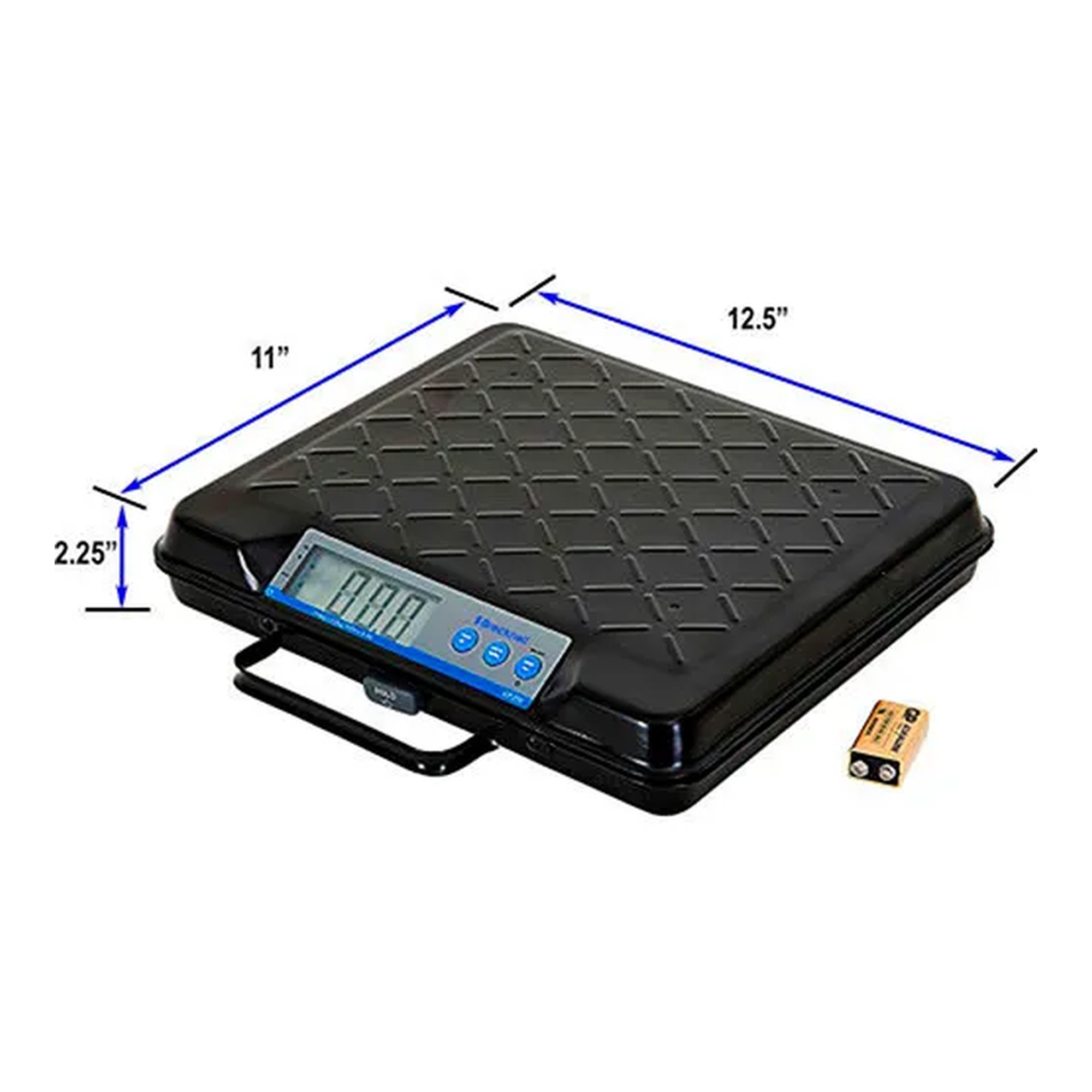 Digital bench scale with USB port and backlit display
