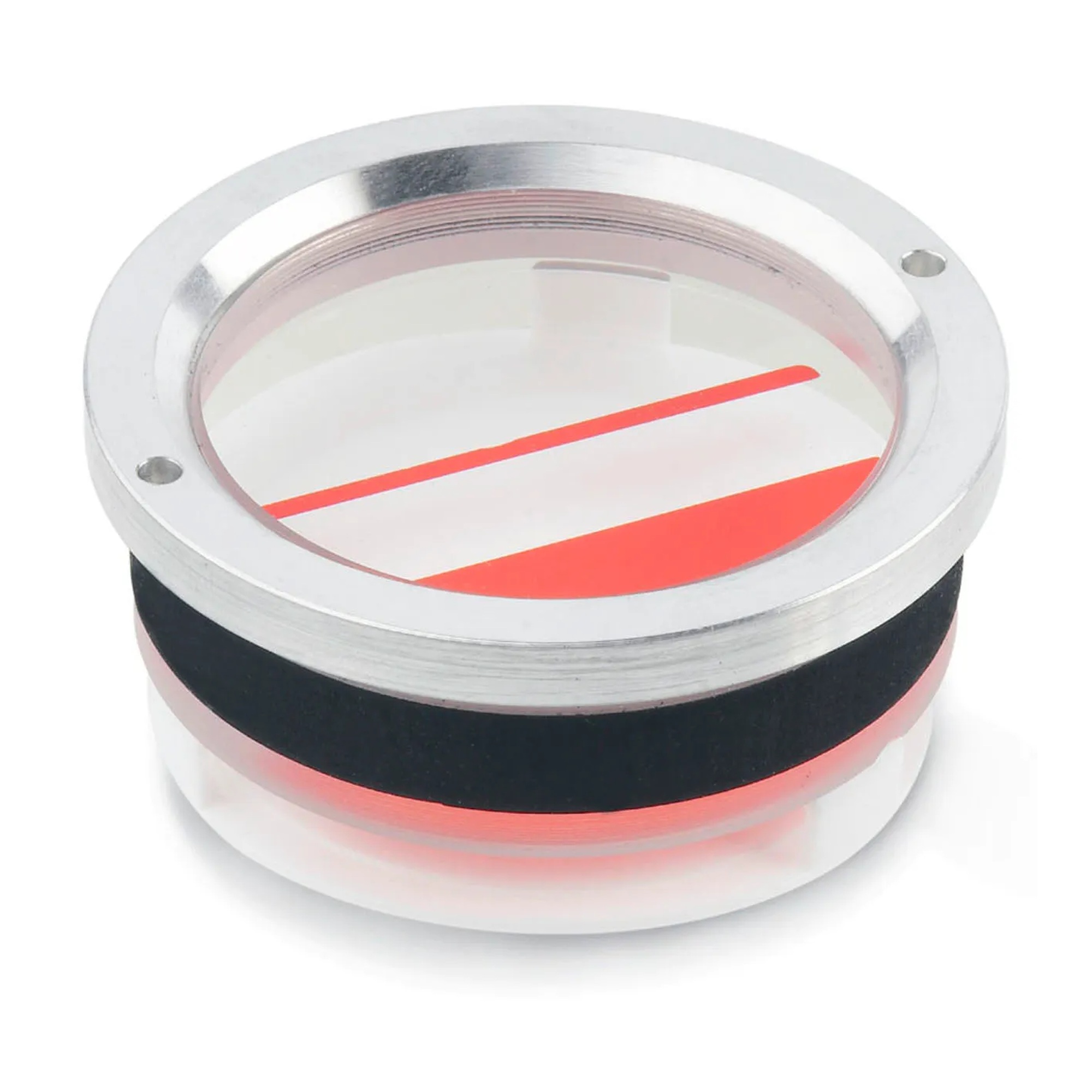 Aluminum Press-Fit Fluid Level Sight Glass with Indicator for 58 mm Bore