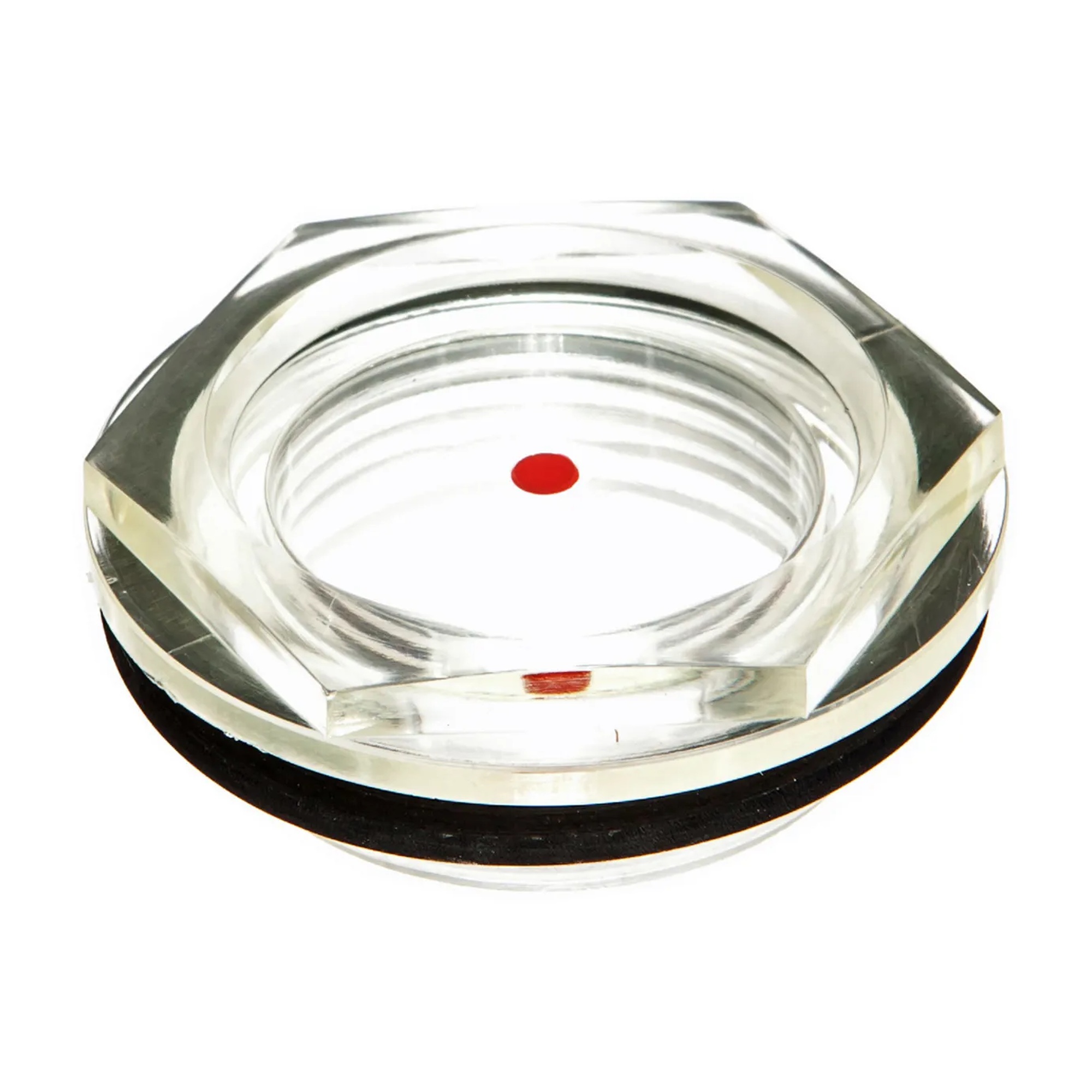 Plastic Fluid Level Sight Glass with G 1/2 Pipe Thread