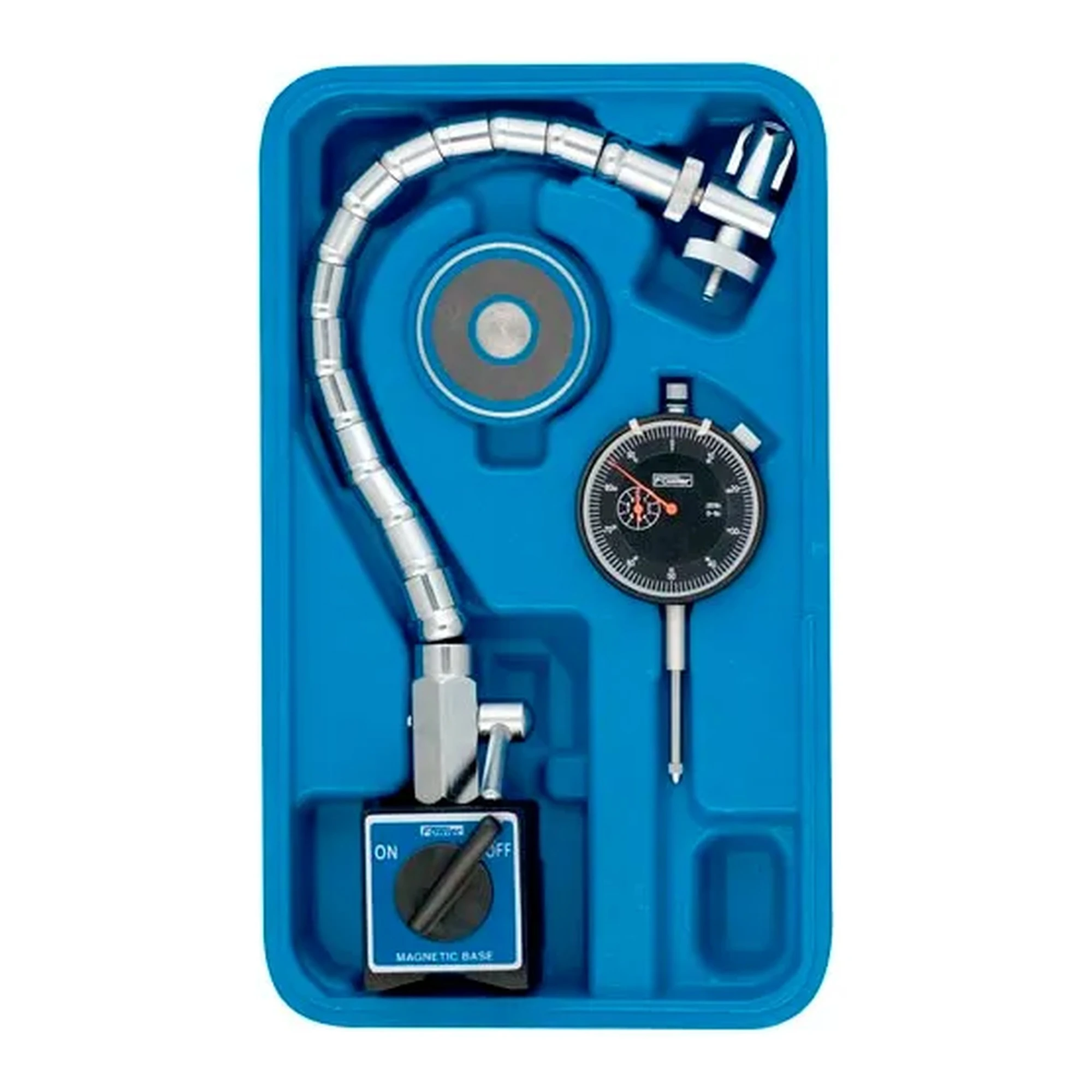 Chrome Flex Magnetic Base and AGD Black Face Indicator Set