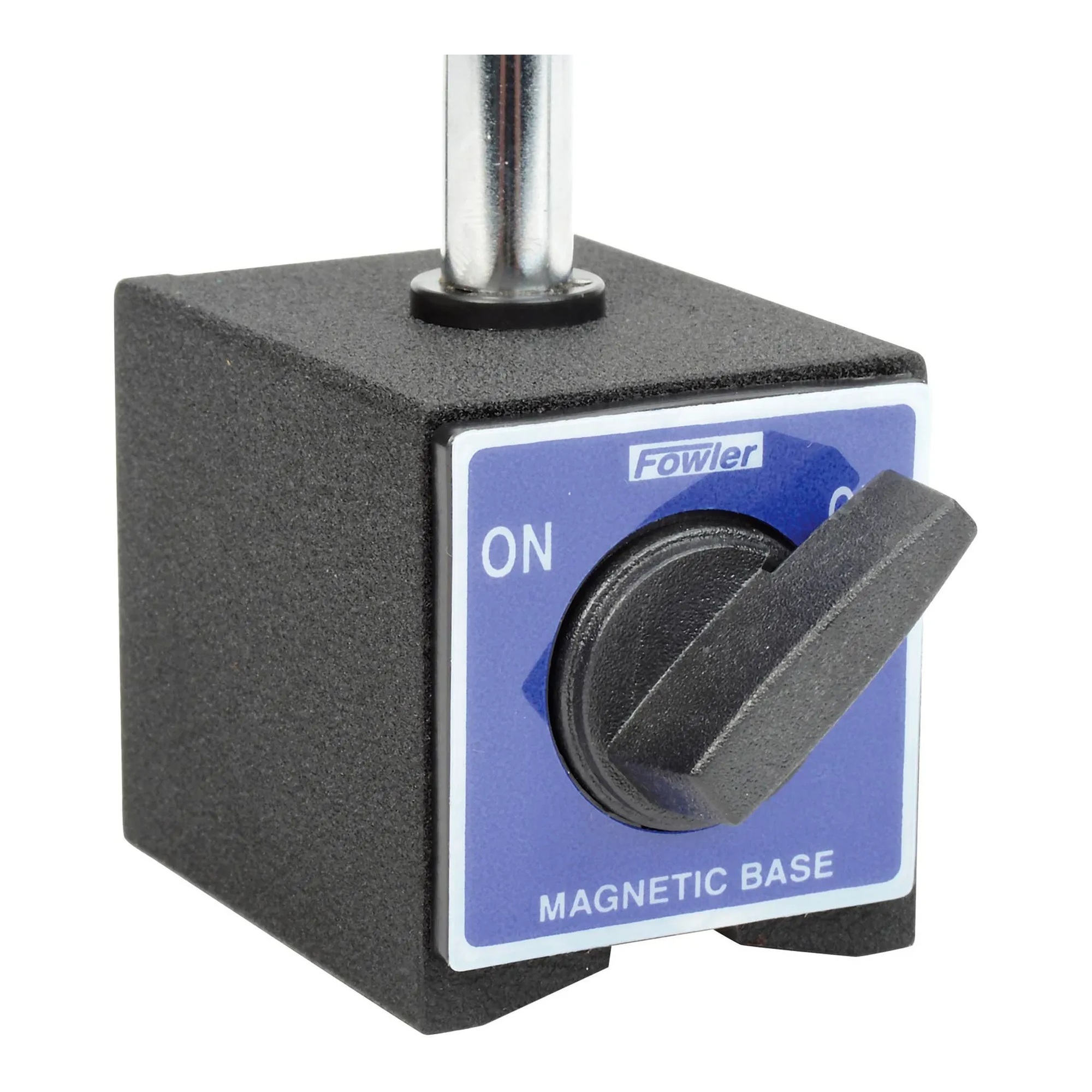 Magnetic base and dial indicator combination with fine adjustment