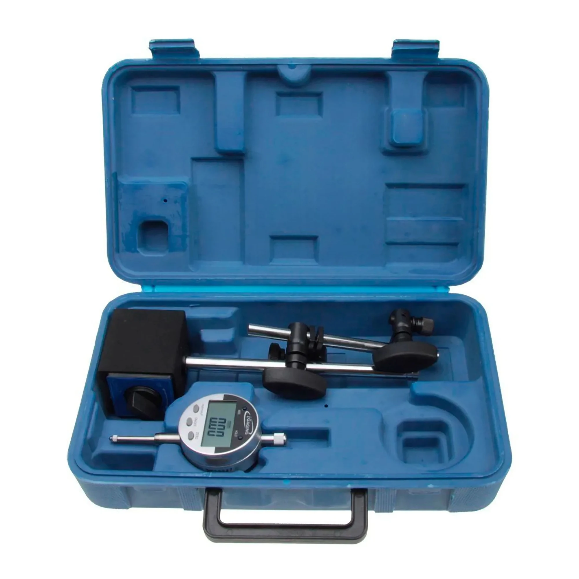 Digital Indicator with Magnetic Base and Protective Case