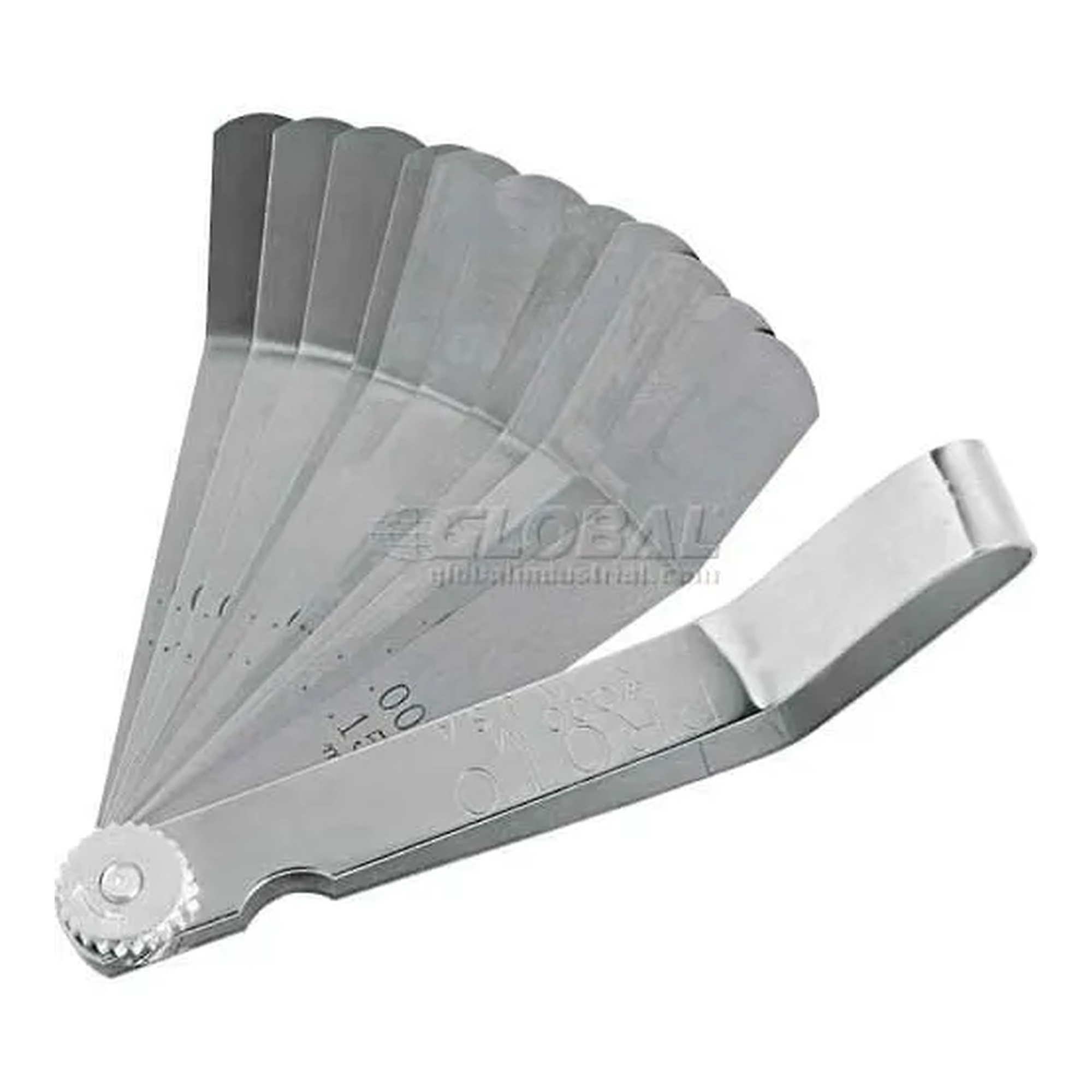 11-Blade Bent Feeler Gauge Set
