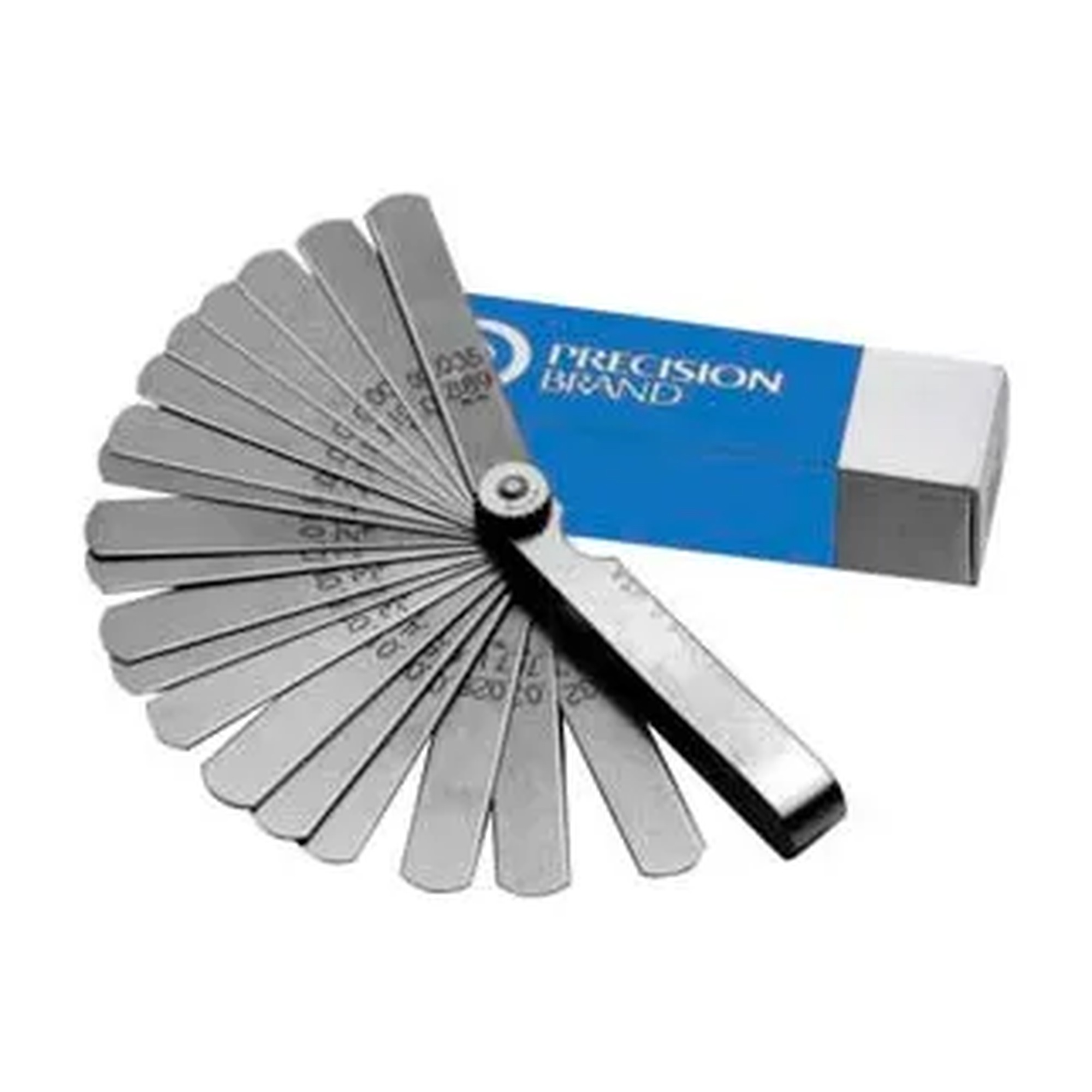 Steel Feeler Gauge with 25 Rounded Blades