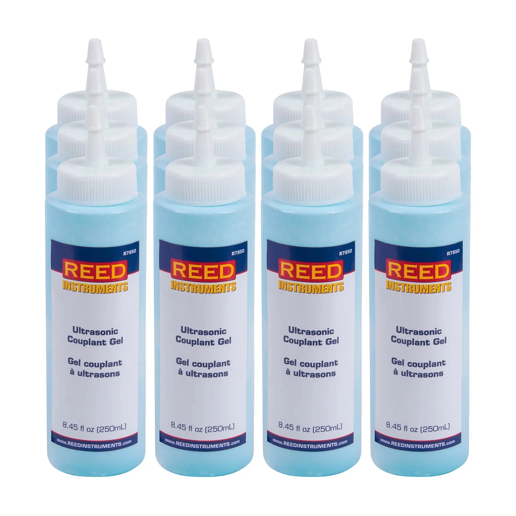 Ultrasonic Couplant Gel, 8.45 fl oz, Pack of 12