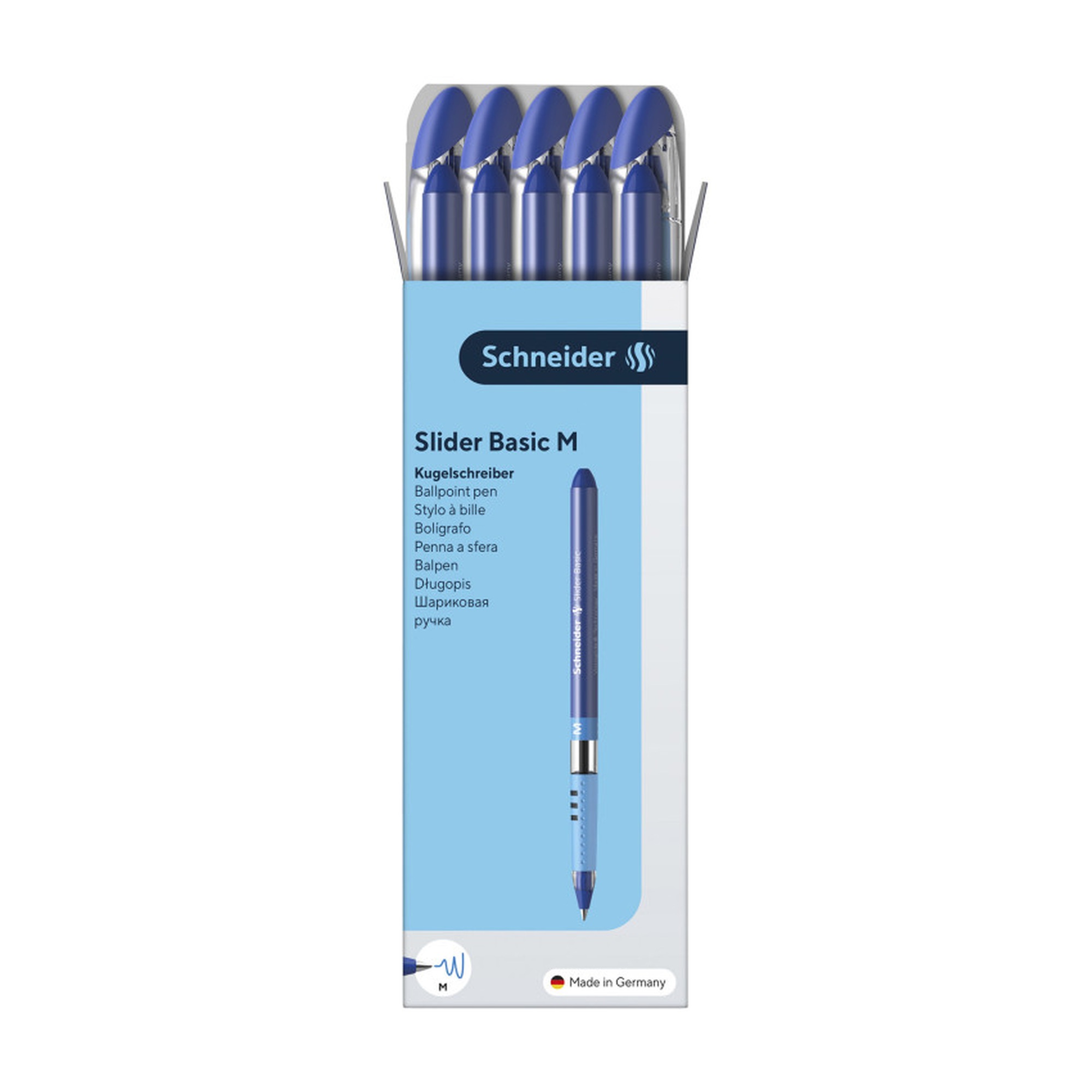 Medium Blue Ballpoint Pens, Box of 10