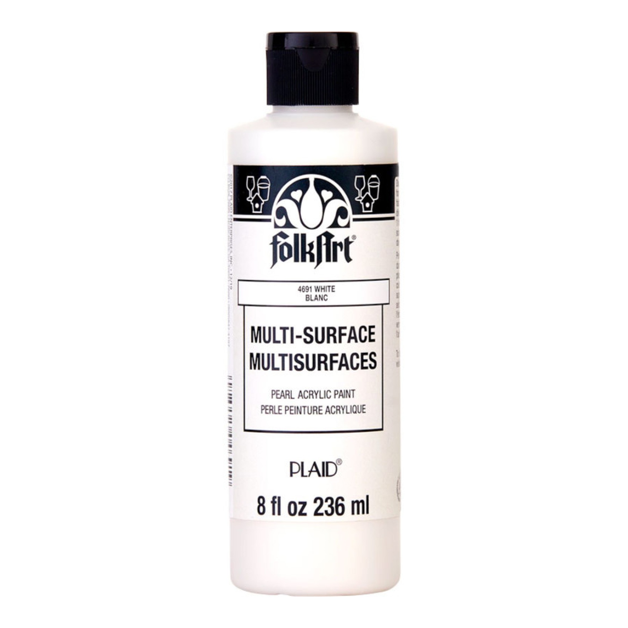 Multi-Surface Acrylic Paint, Pearl White, 8 oz.