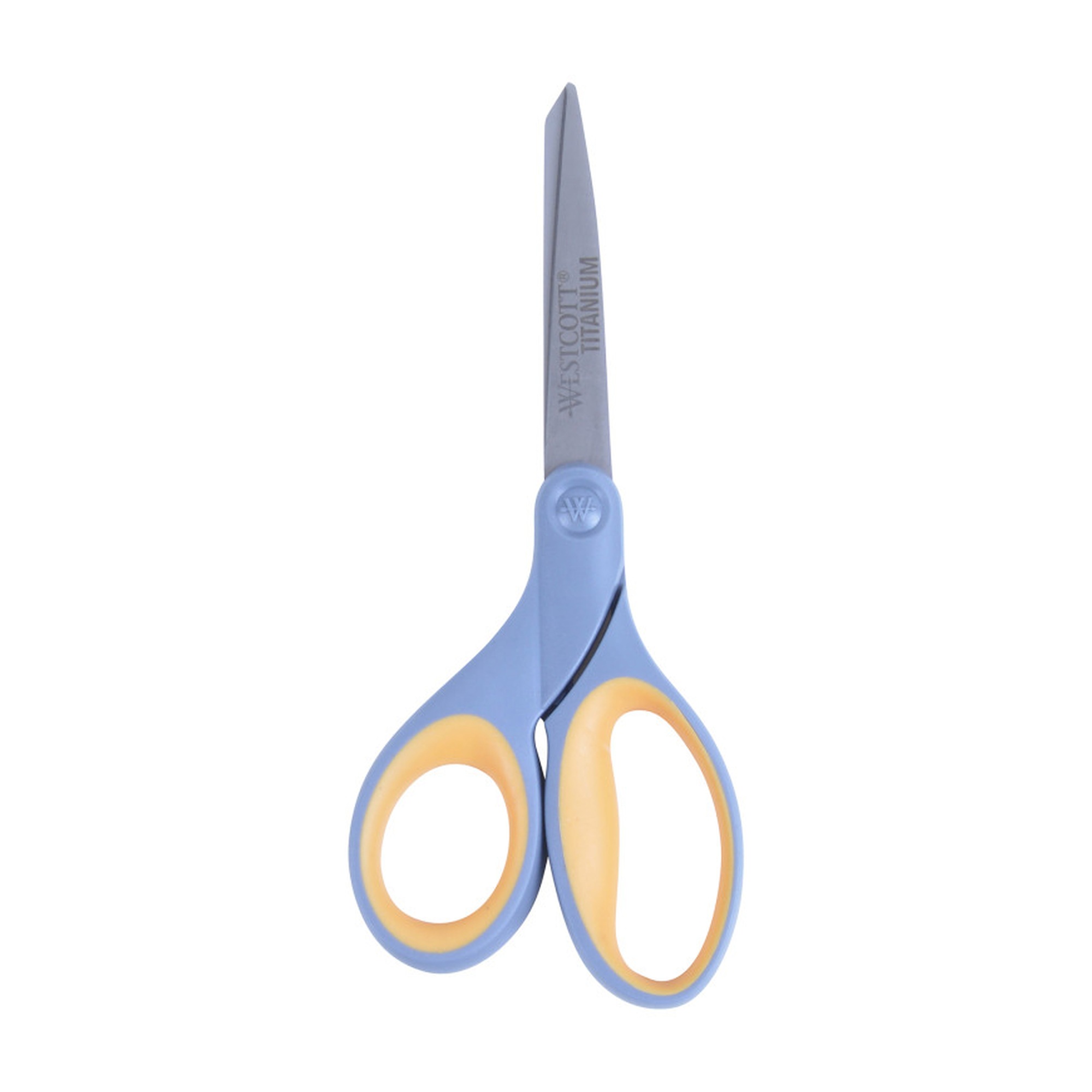 Left-Handed Titanium Bonded Scissors, 8-Inch, Gray/Yellow